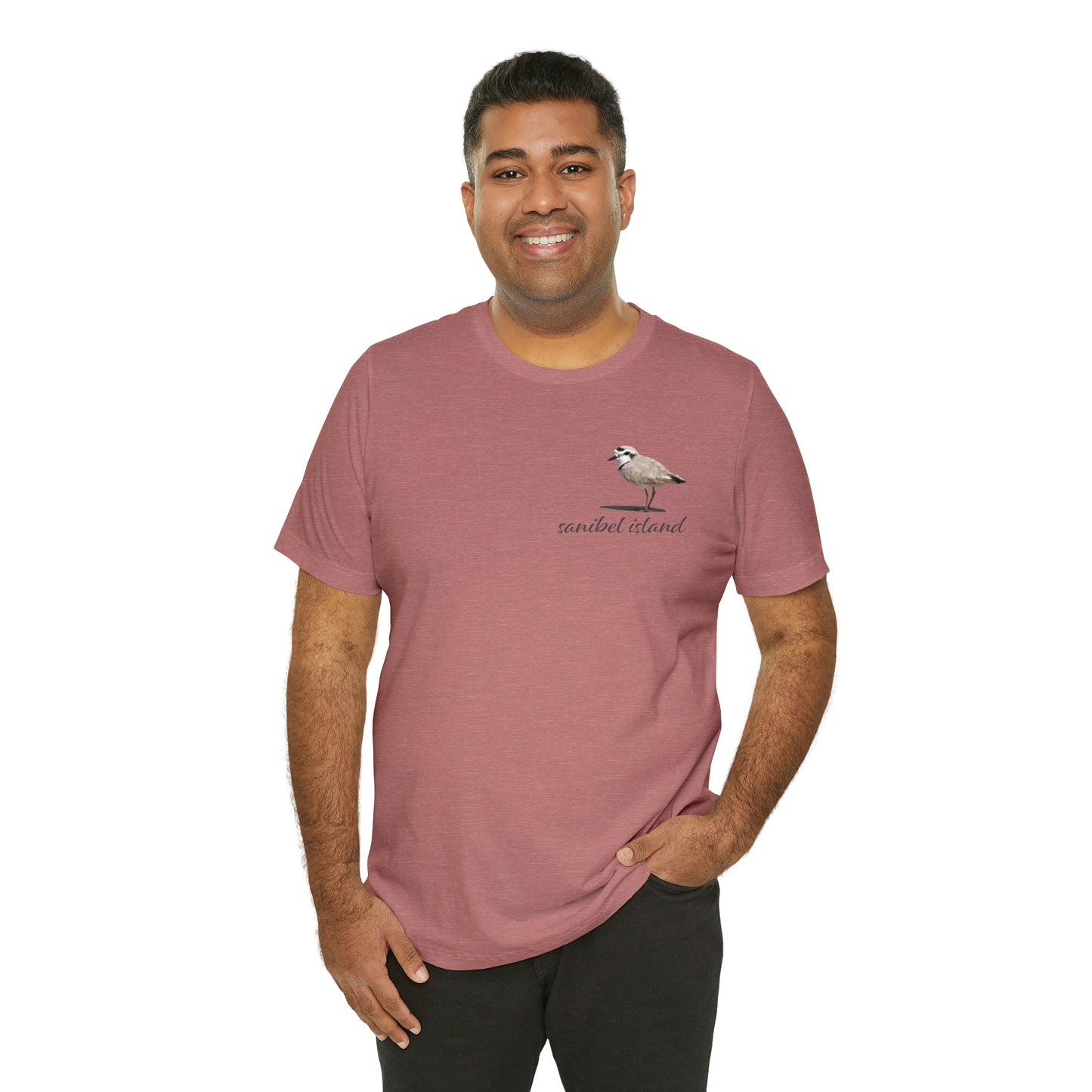 Sanibel Island Snowy Plover Unisex Jersey Short Sleeve Tee