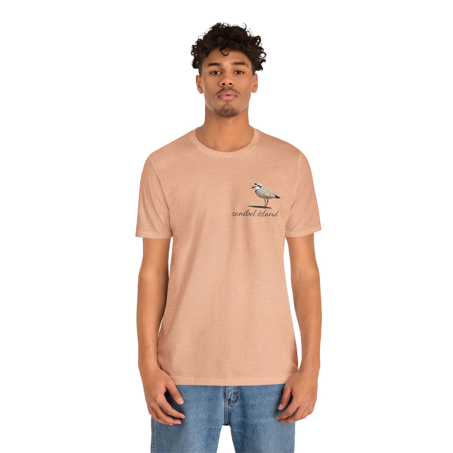 Sanibel Island Snowy Plover Unisex Jersey Short Sleeve Tee