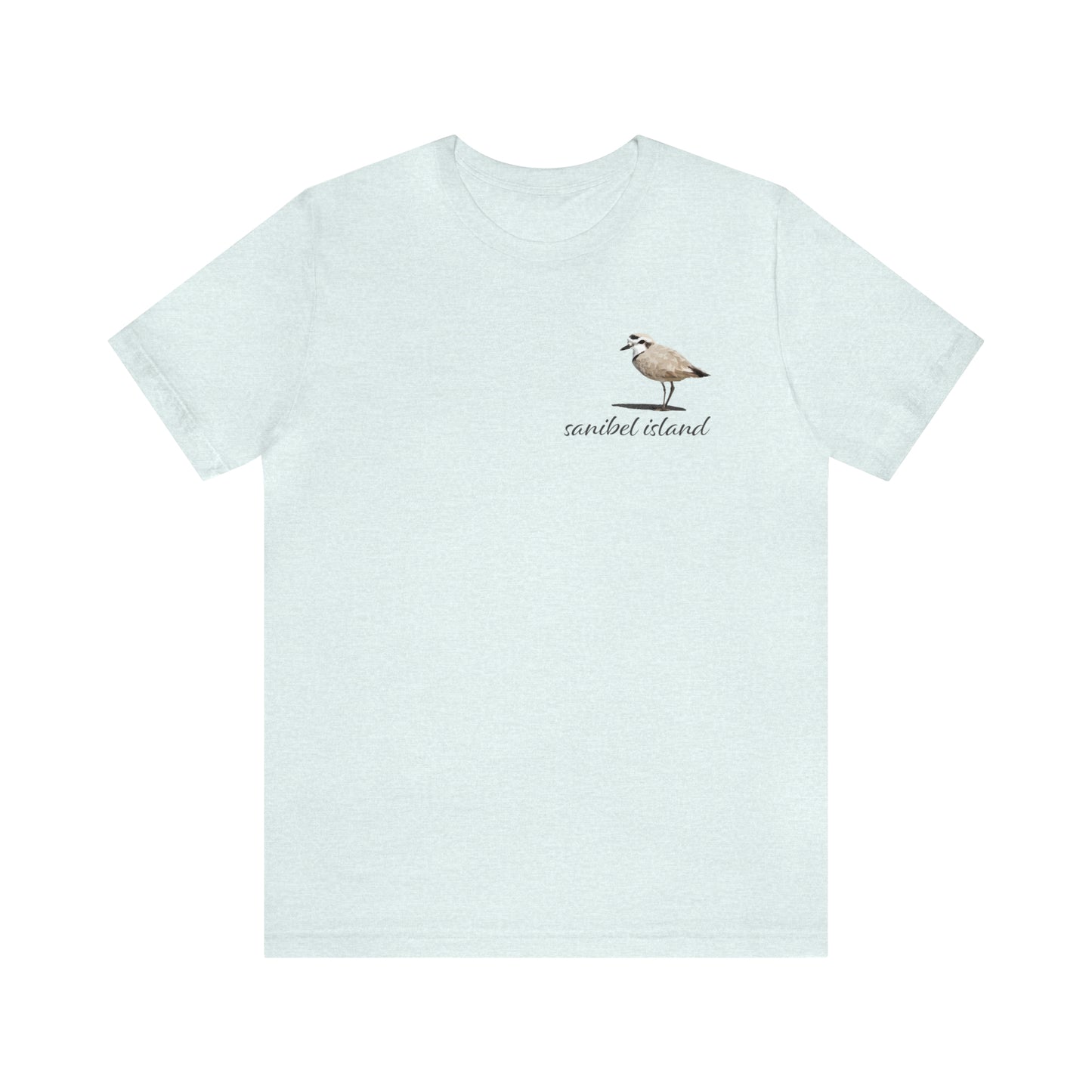 Sanibel Island Snowy Plover Unisex Jersey Short Sleeve Tee