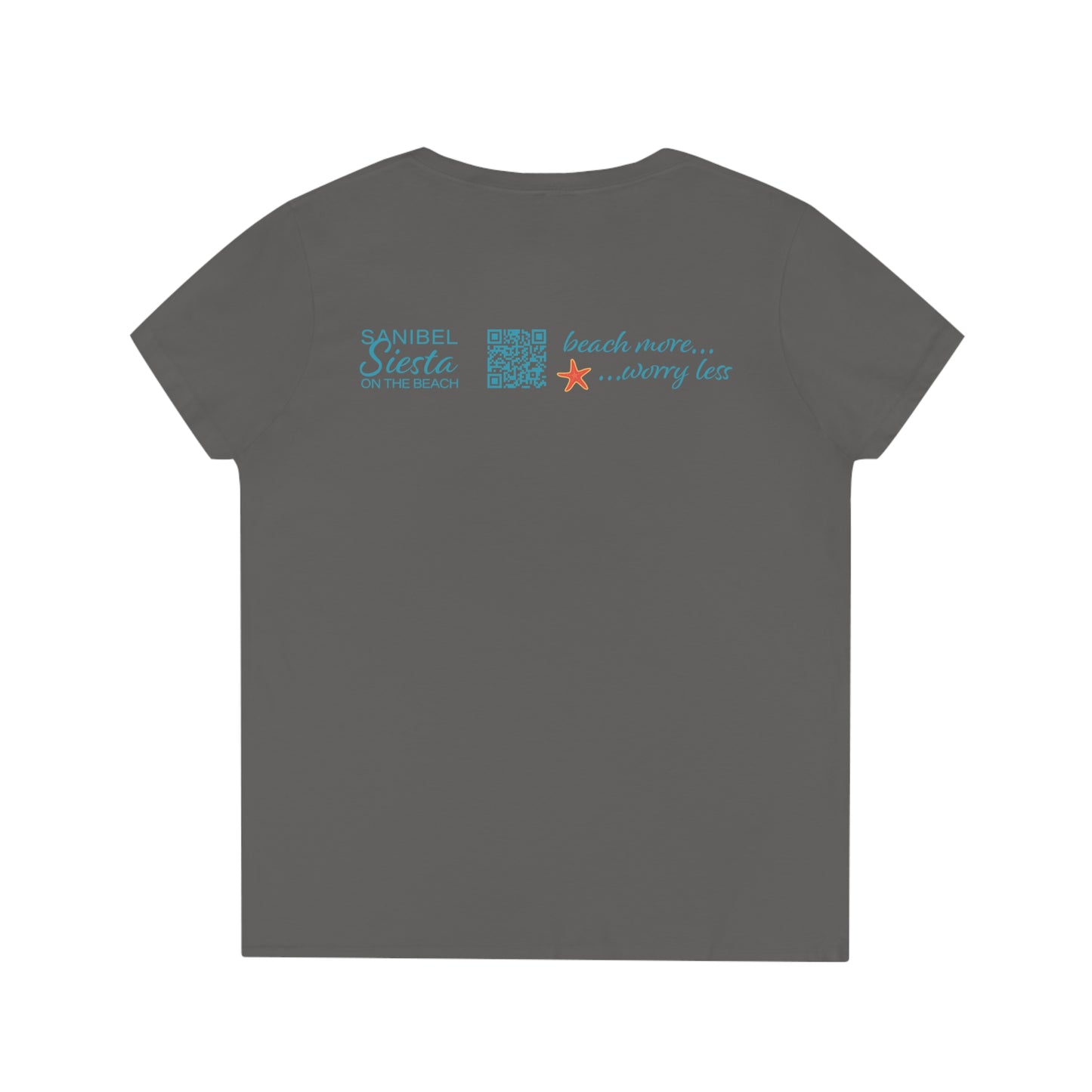 Sanibel Siesta Strong Ladies' V-Neck T-Shirt + More Colors