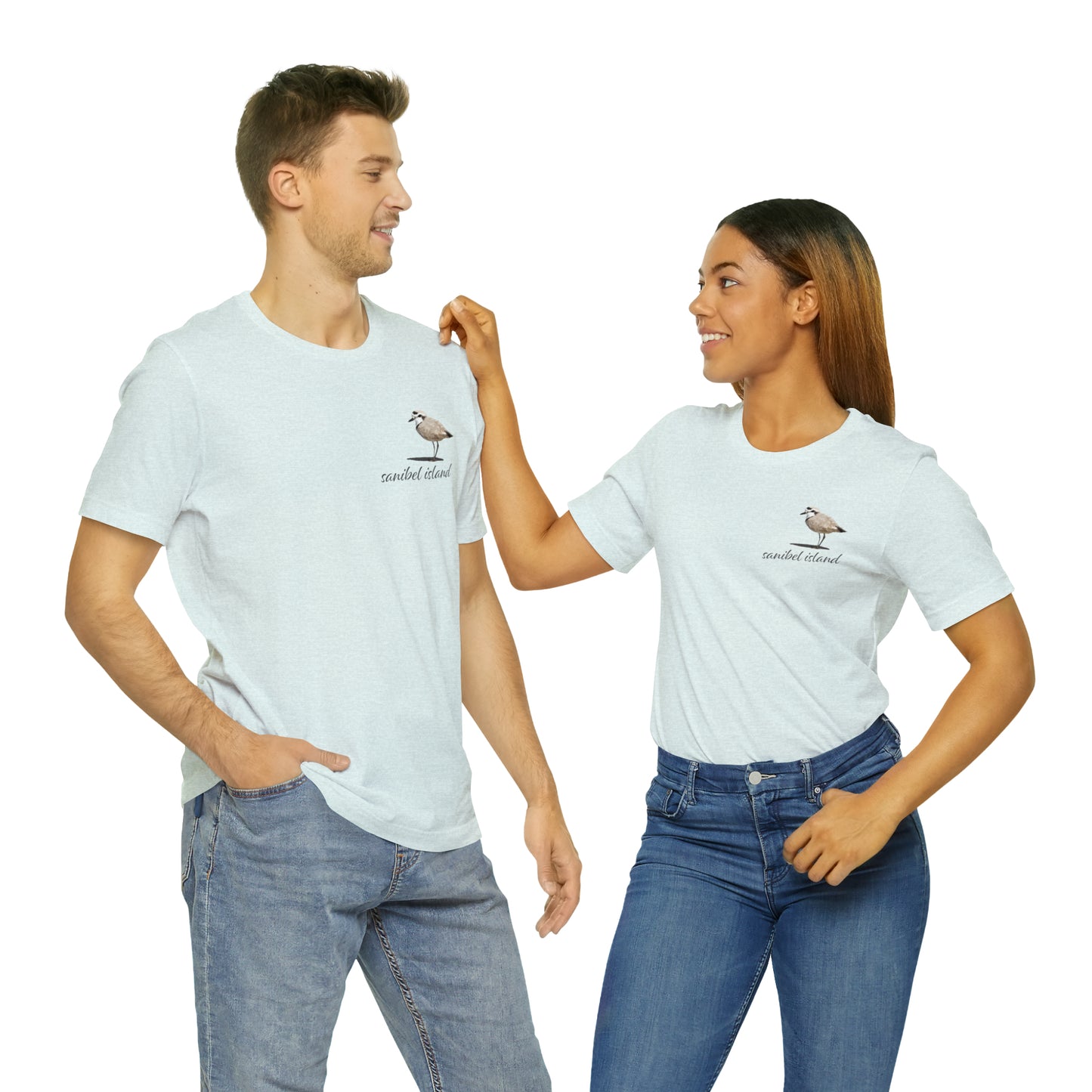 Sanibel Island Snowy Plover Unisex Jersey Short Sleeve Tee