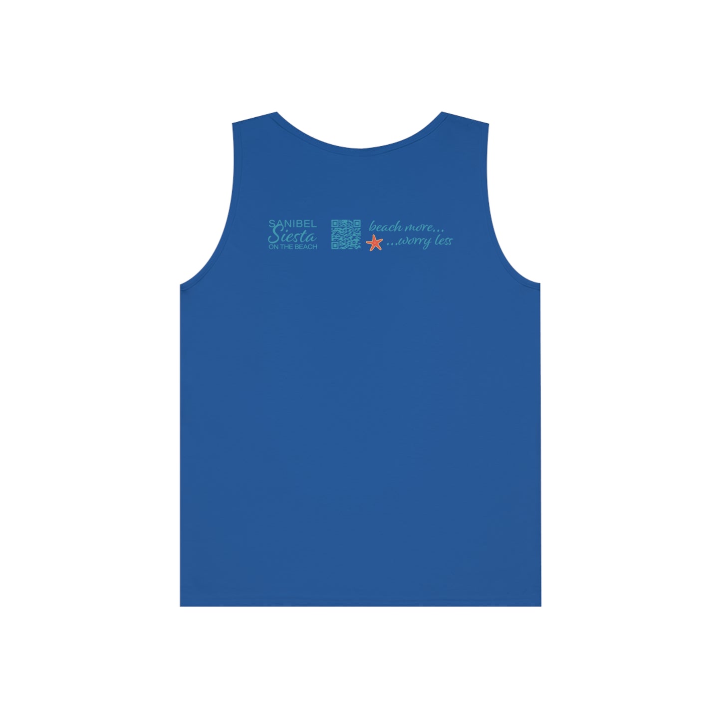 Sanibel Siesta Strong Unisex Heavy Cotton Tank Top + More Colors