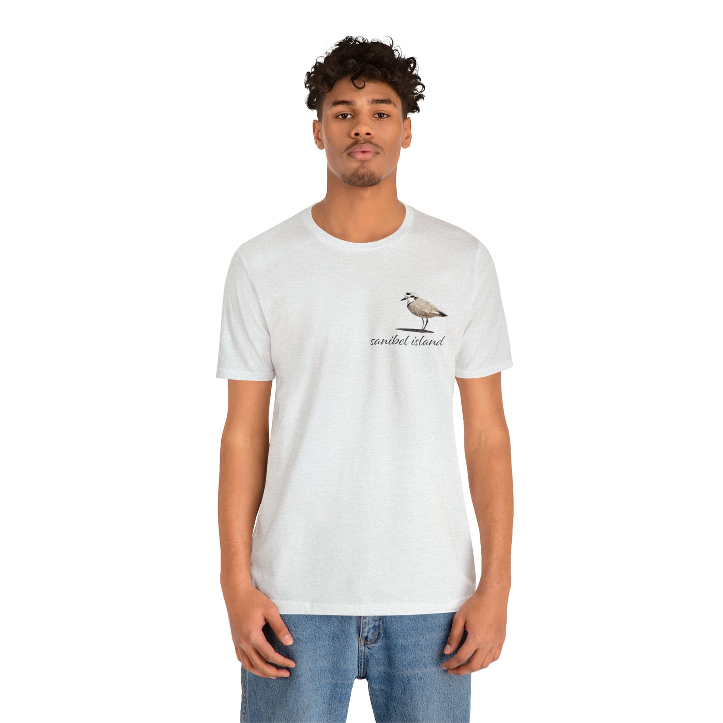 Sanibel Island Snowy Plover Unisex Jersey Short Sleeve Tee