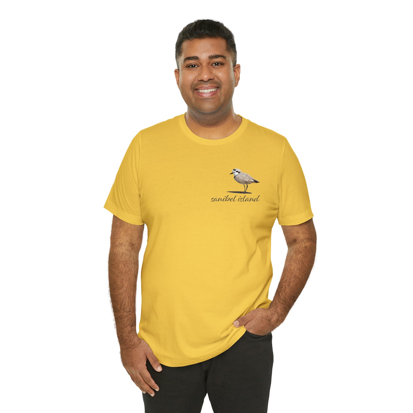 Sanibel Island Snowy Plover Unisex Jersey Short Sleeve Tee