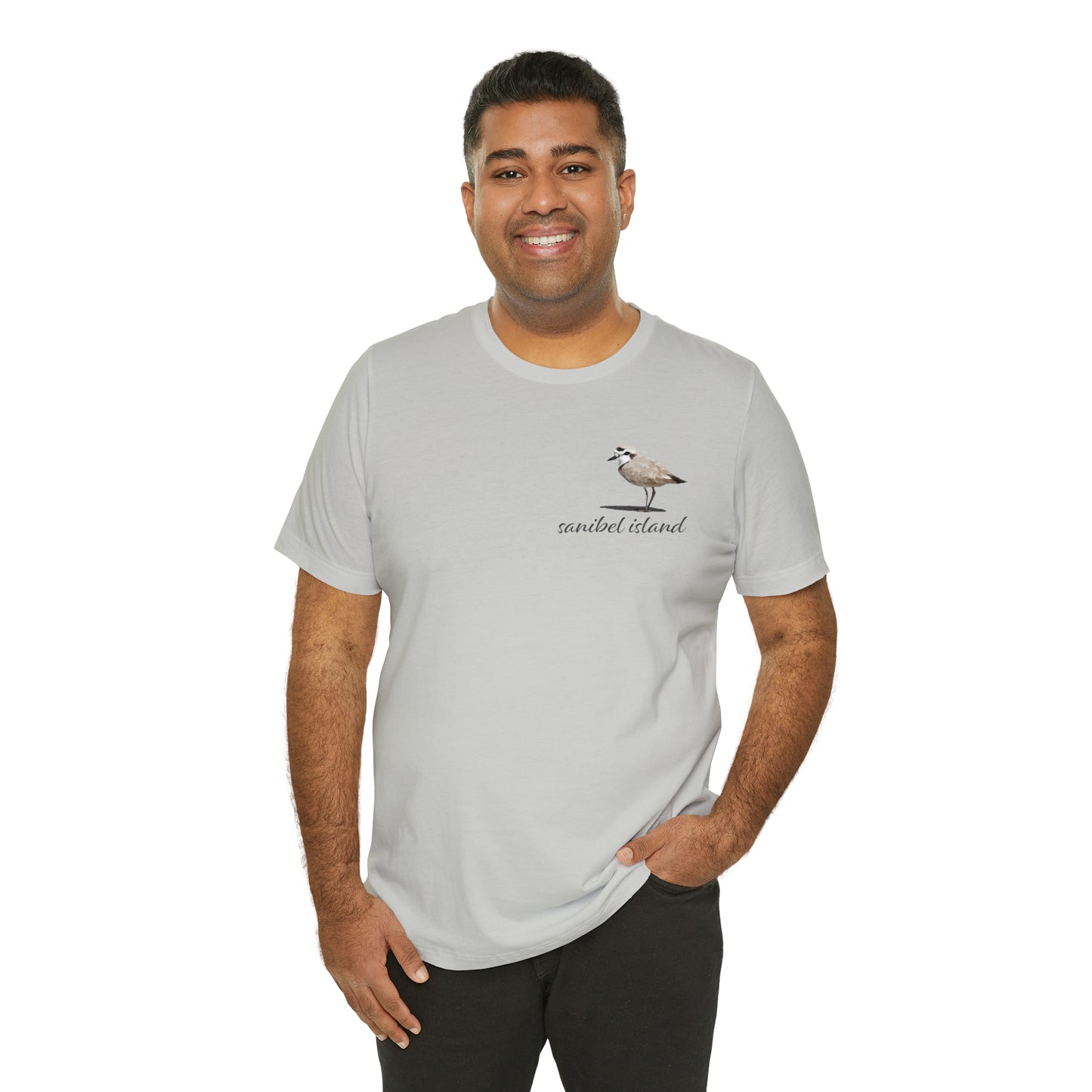 Sanibel Island Snowy Plover Unisex Jersey Short Sleeve Tee