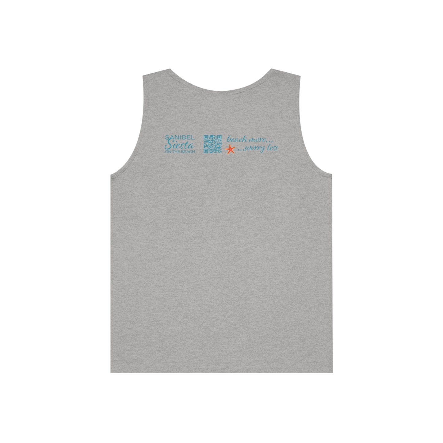 Sanibel Siesta Strong Unisex Heavy Cotton Tank Top + More Colors