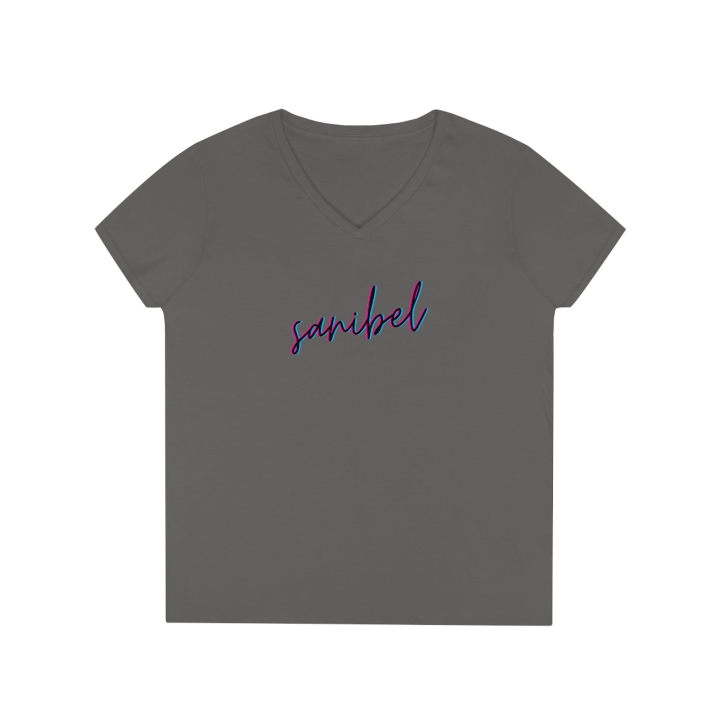 Sanibel 3D Ladies' V-Neck T-Shirt + More Colors