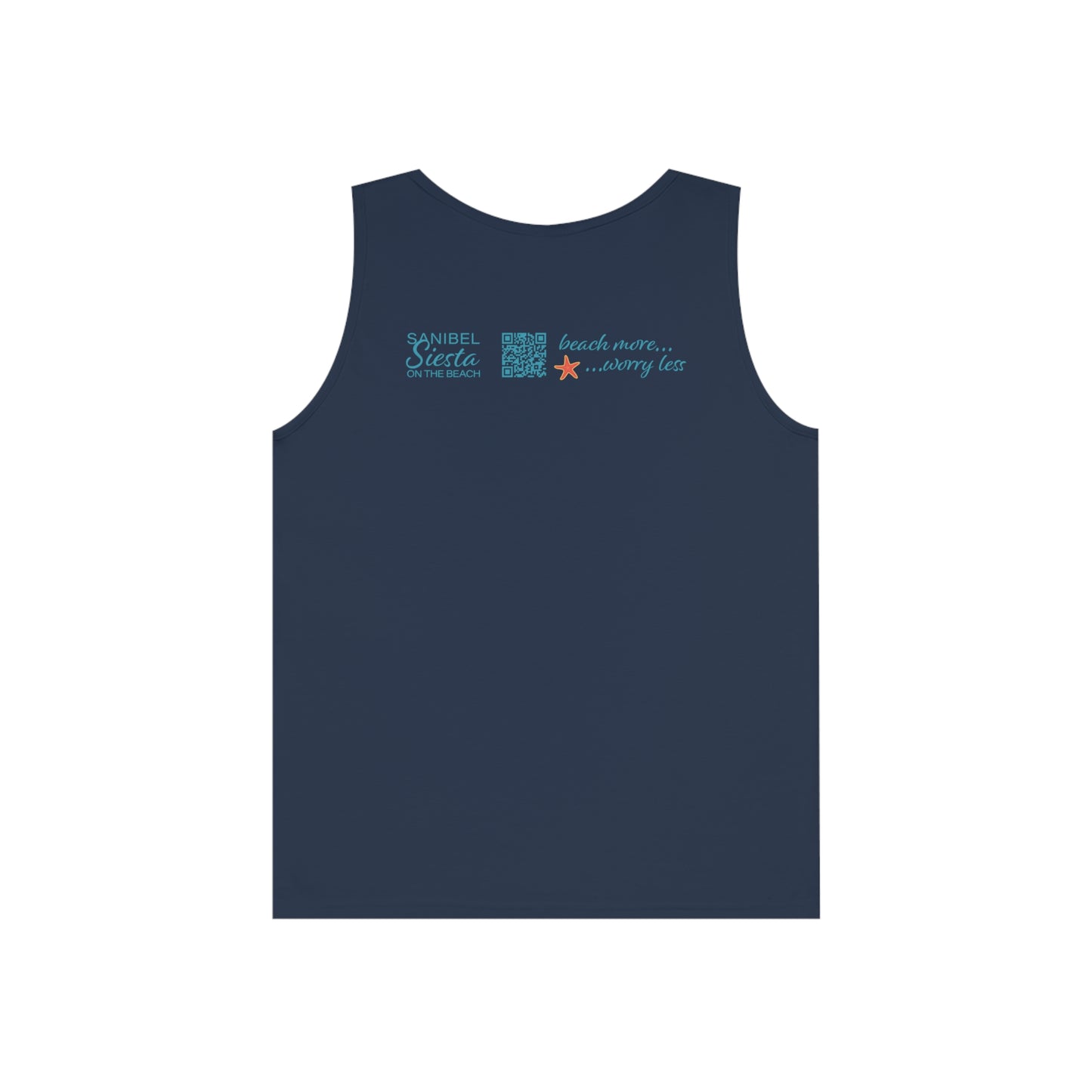 Sanibel Siesta Strong Unisex Heavy Cotton Tank Top + More Colors