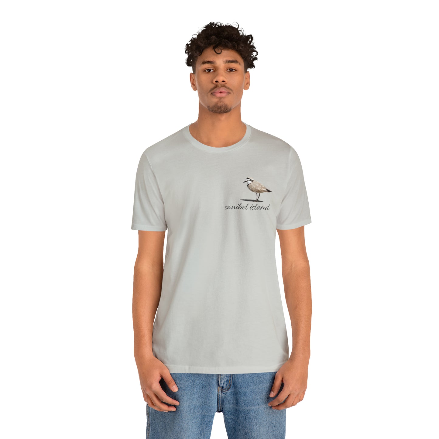 Sanibel Island Snowy Plover Unisex Jersey Short Sleeve Tee