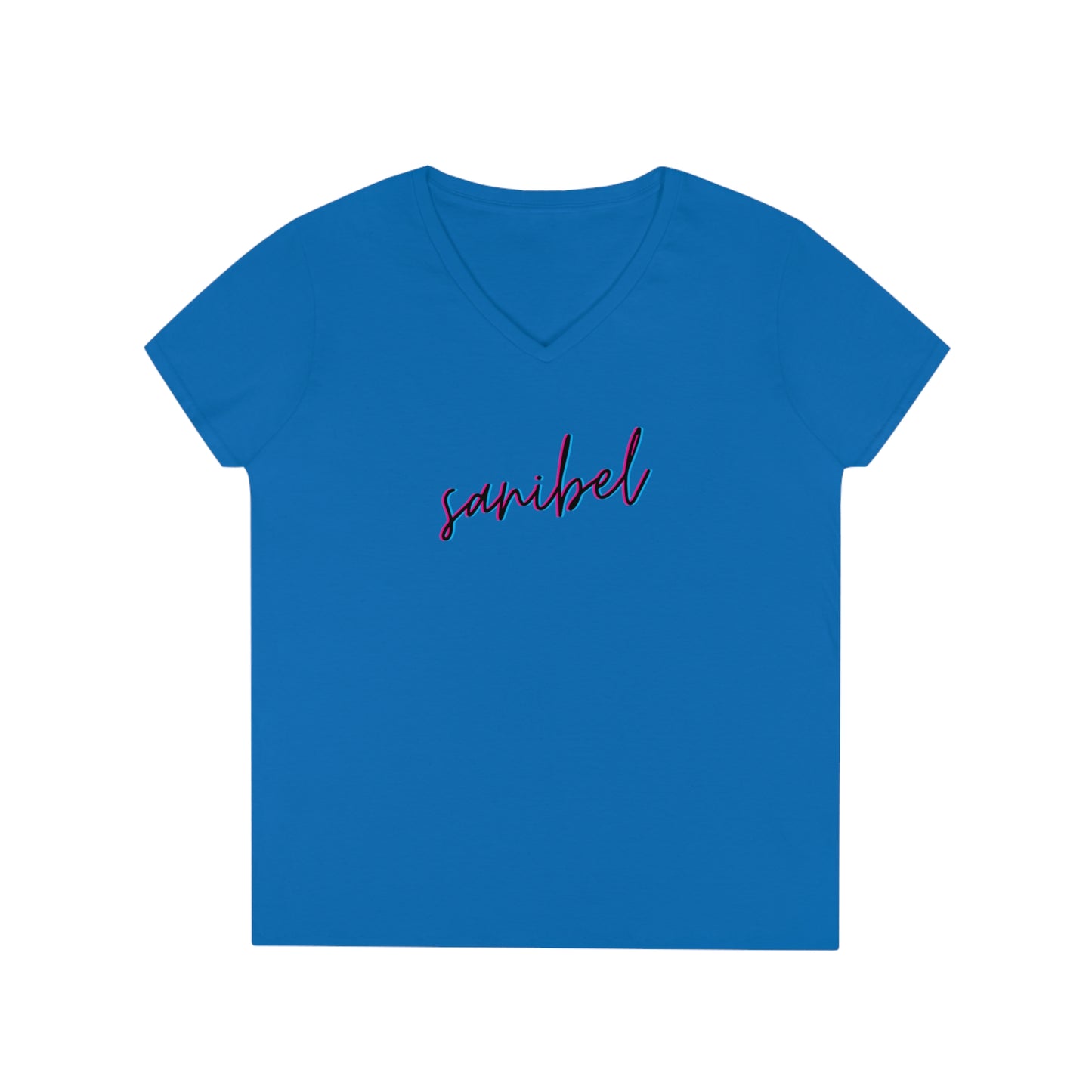 Sanibel 3D Ladies' V-Neck T-Shirt + More Colors