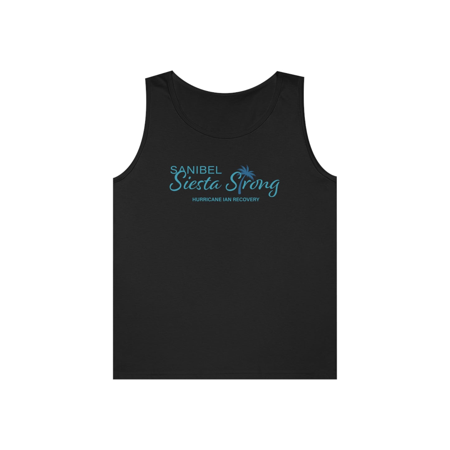 Sanibel Siesta Strong Unisex Heavy Cotton Tank Top + More Colors