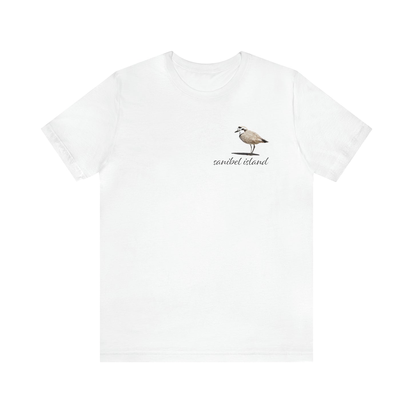 Sanibel Island Snowy Plover Unisex Jersey Short Sleeve Tee