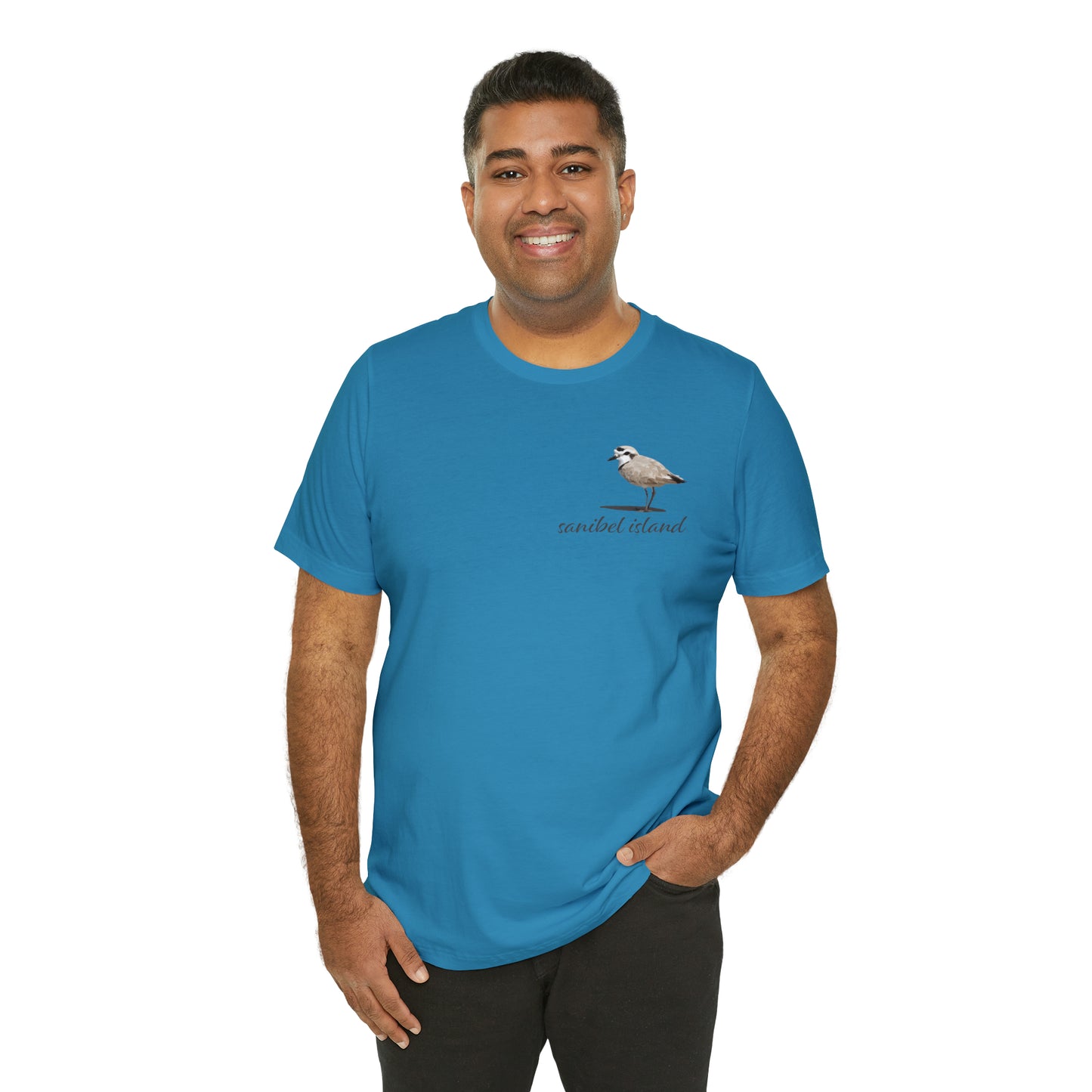 Sanibel Island Snowy Plover Unisex Jersey Short Sleeve Tee