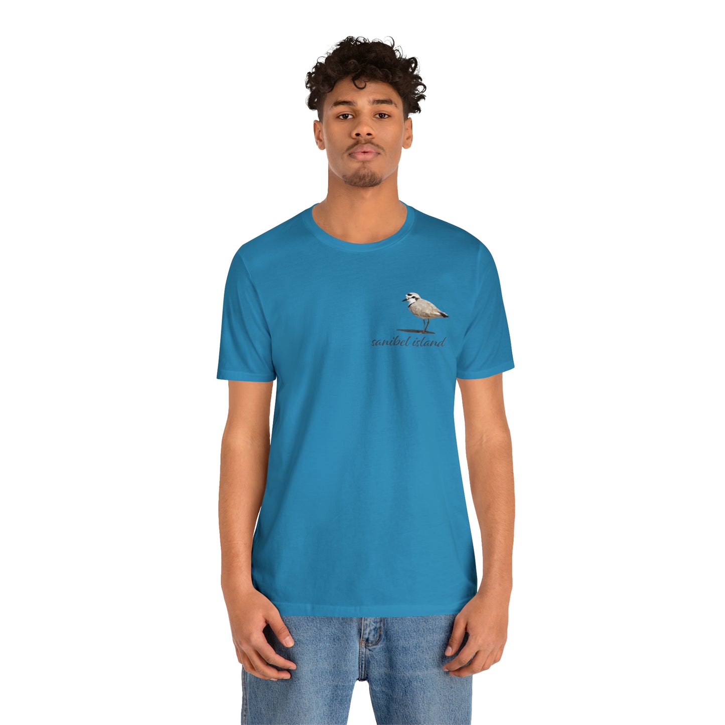 Sanibel Island Snowy Plover Unisex Jersey Short Sleeve Tee