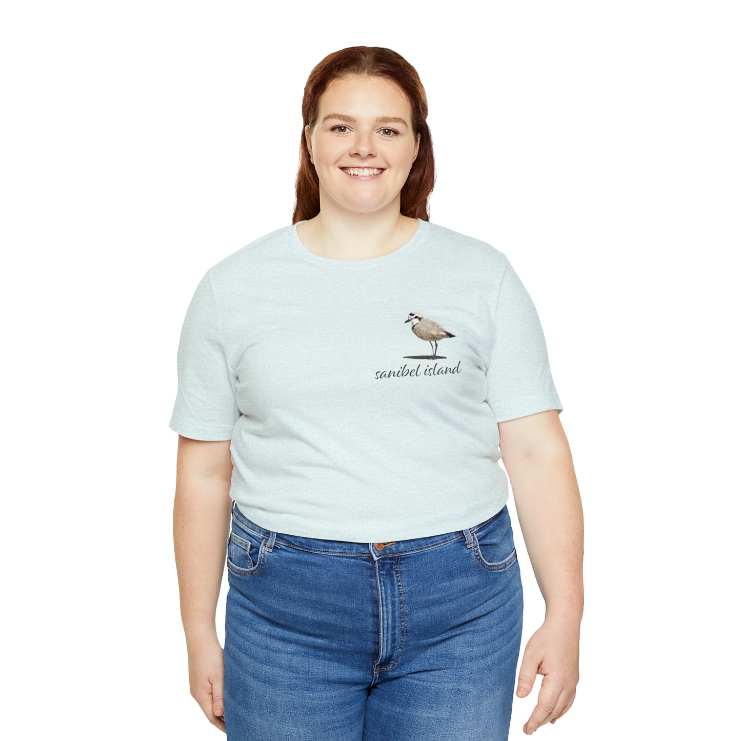 Sanibel Island Snowy Plover Unisex Jersey Short Sleeve Tee