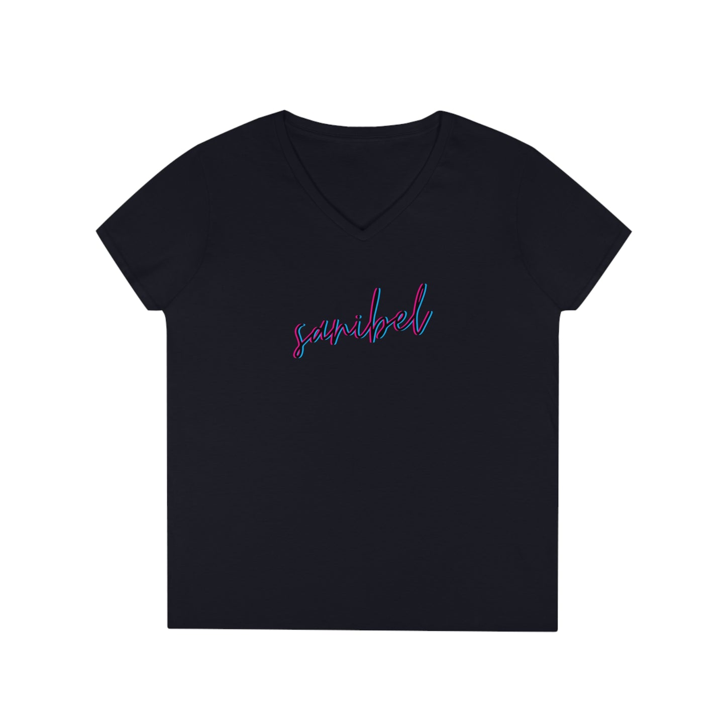 Sanibel 3D Ladies' V-Neck T-Shirt + More Colors