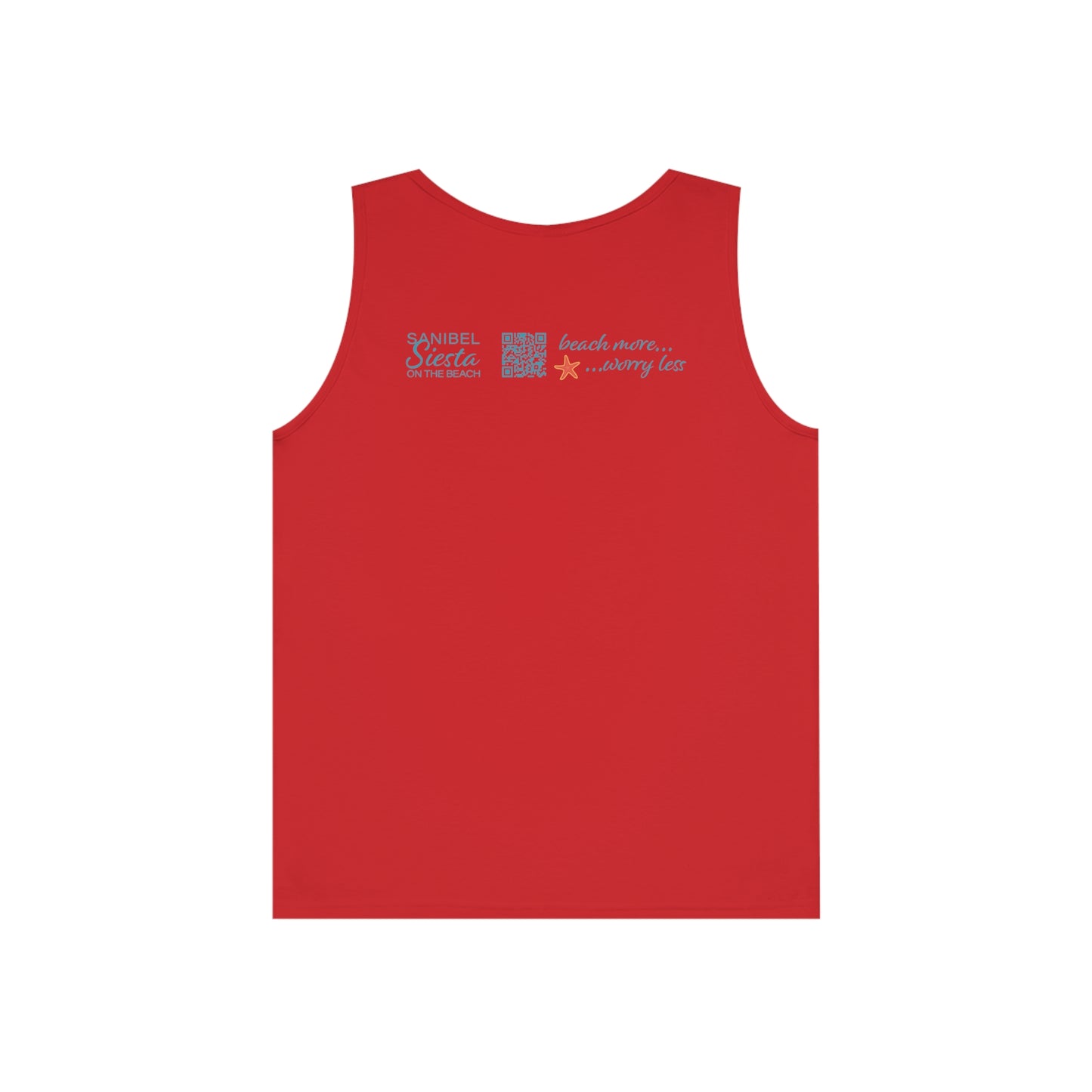 Sanibel Siesta Strong Unisex Heavy Cotton Tank Top + More Colors