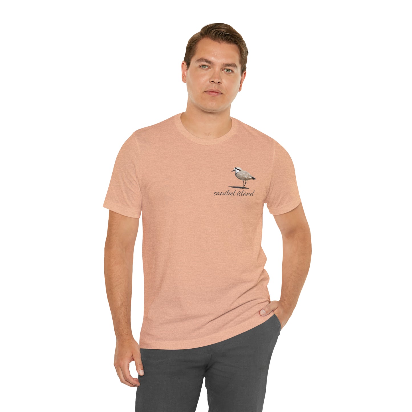 Sanibel Island Snowy Plover Unisex Jersey Short Sleeve Tee