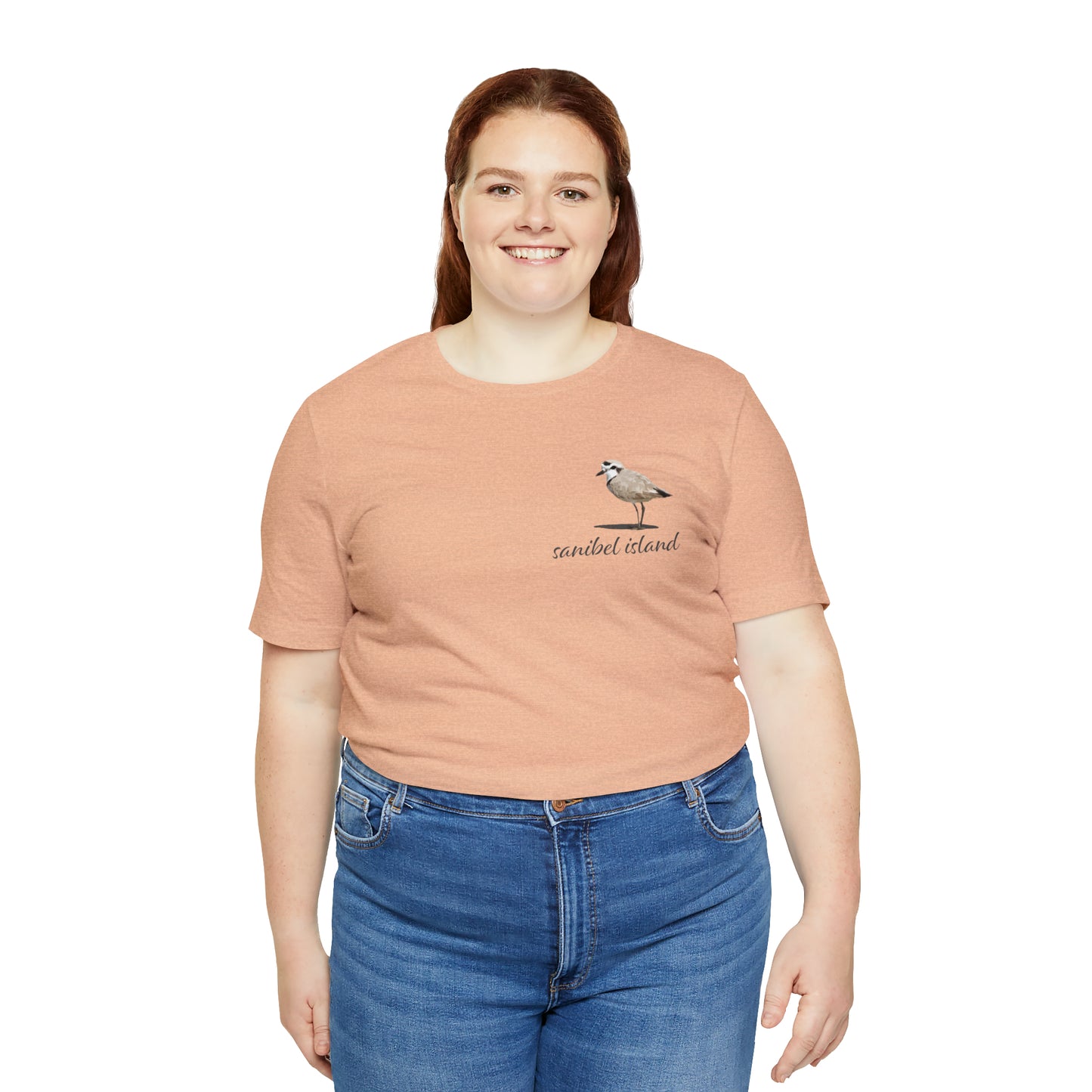 Sanibel Island Snowy Plover Unisex Jersey Short Sleeve Tee