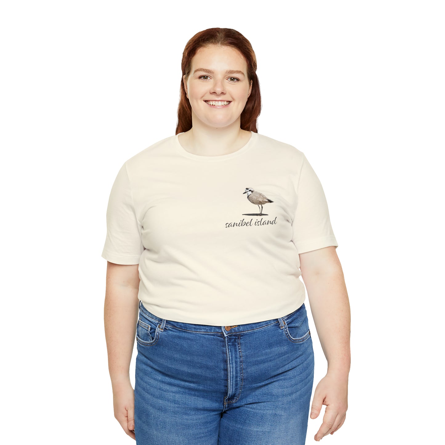 Sanibel Island Snowy Plover Unisex Jersey Short Sleeve Tee