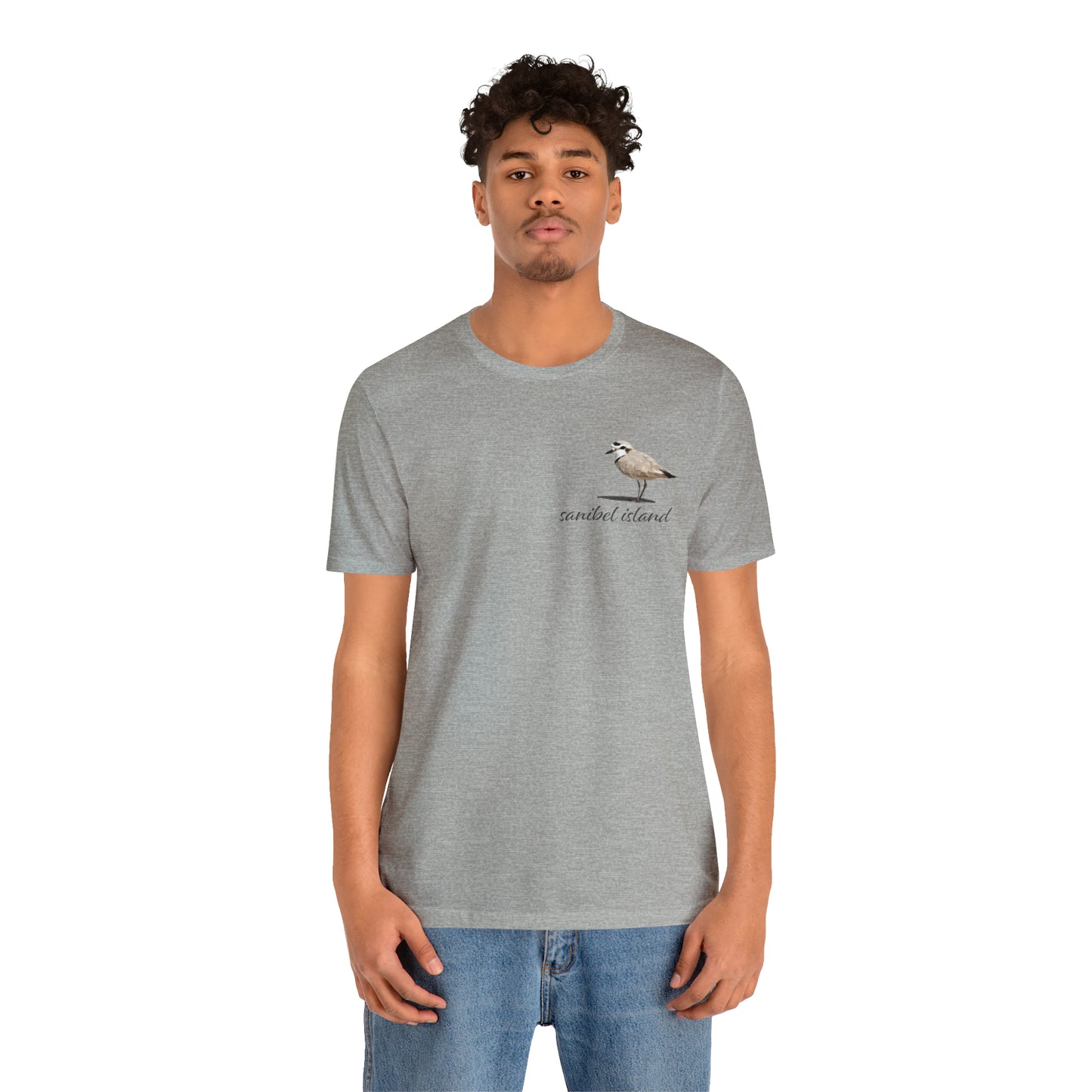 Sanibel Island Snowy Plover Unisex Jersey Short Sleeve Tee