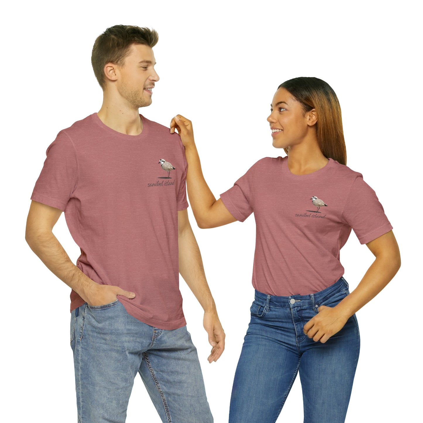 Sanibel Island Snowy Plover Unisex Jersey Short Sleeve Tee