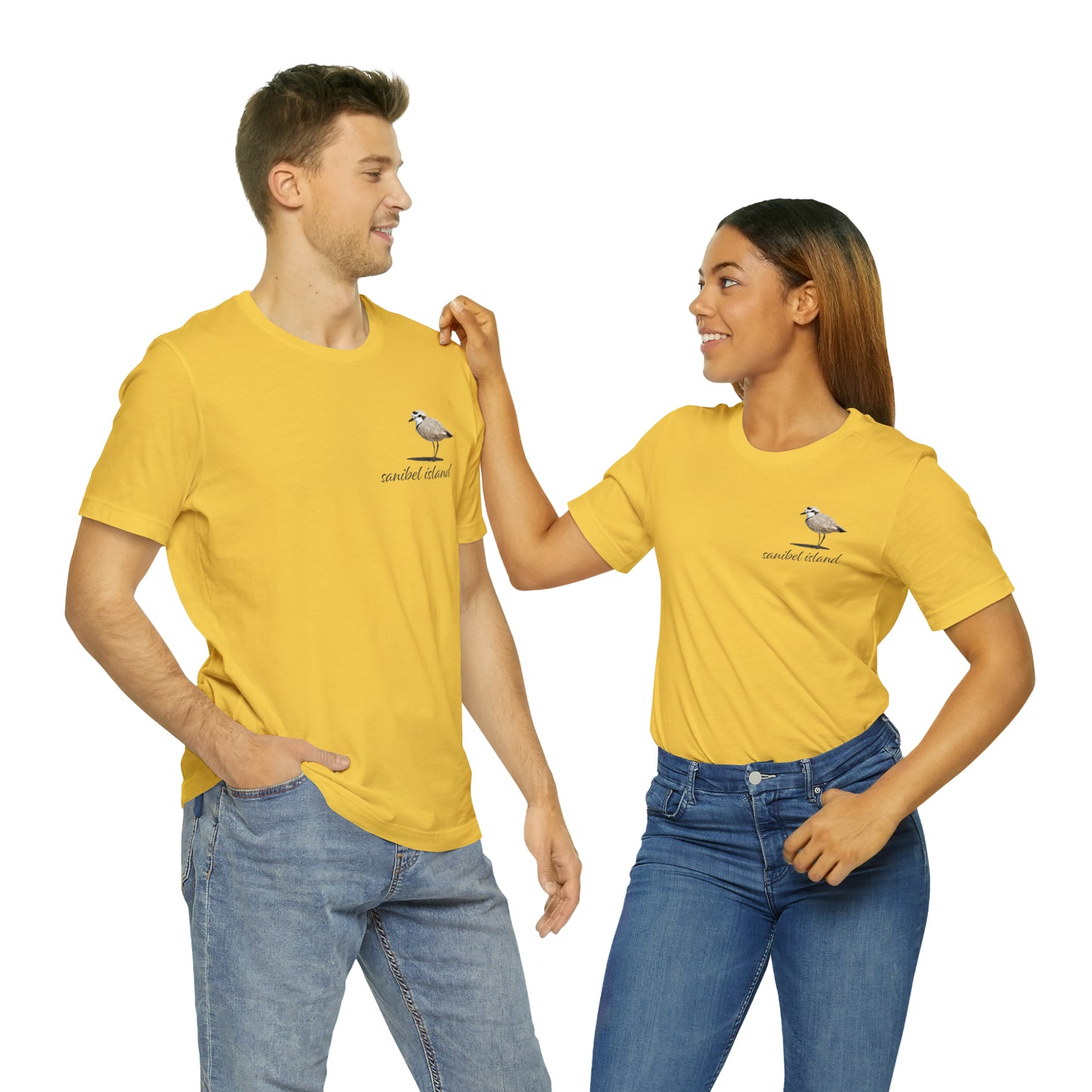 Sanibel Island Snowy Plover Unisex Jersey Short Sleeve Tee