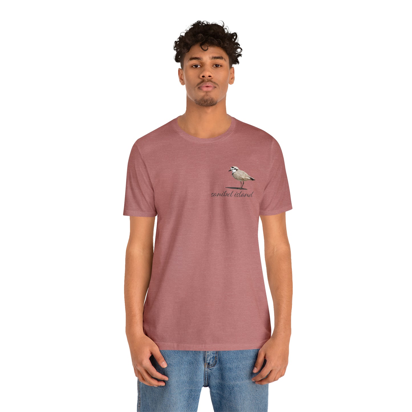 Sanibel Island Snowy Plover Unisex Jersey Short Sleeve Tee