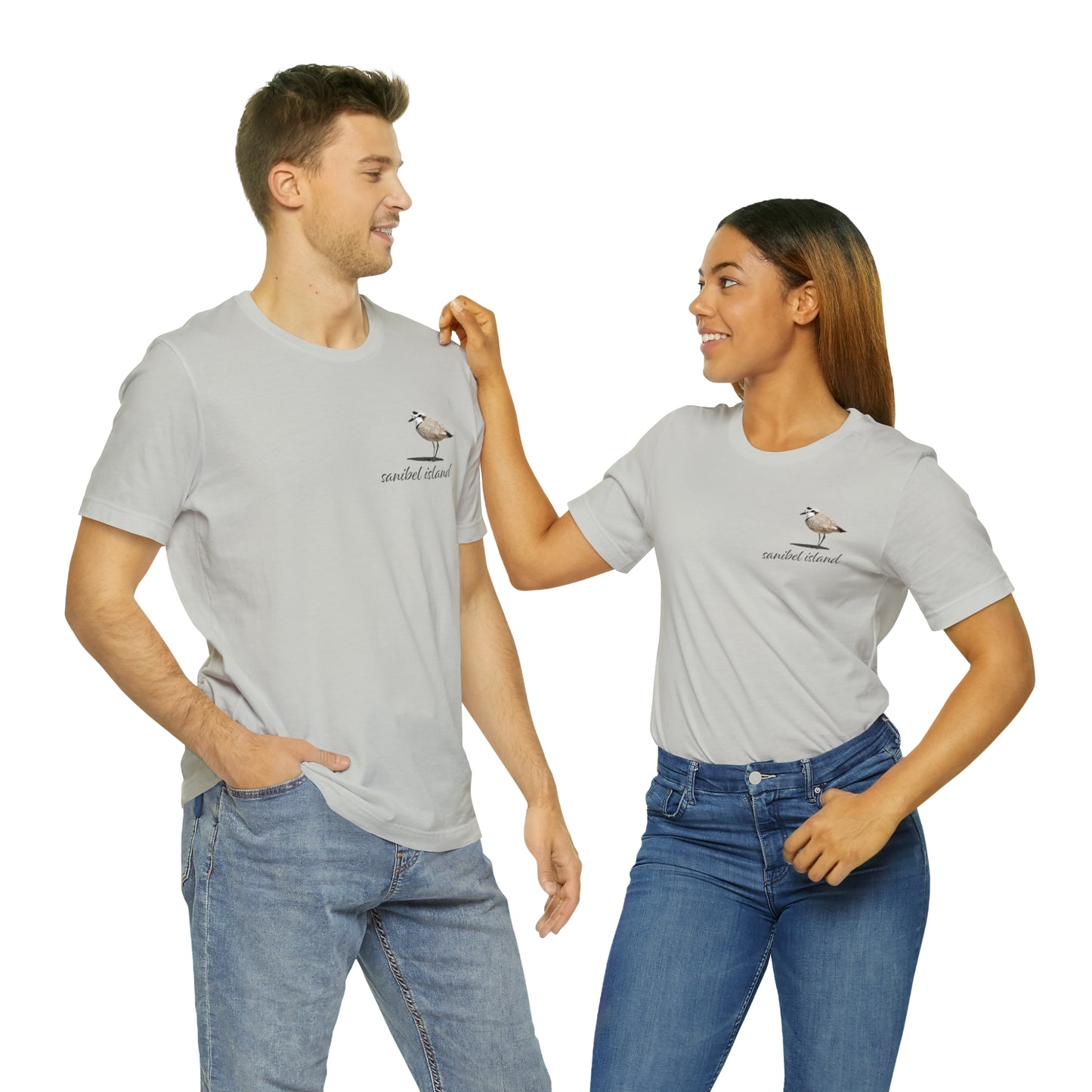Sanibel Island Snowy Plover Unisex Jersey Short Sleeve Tee