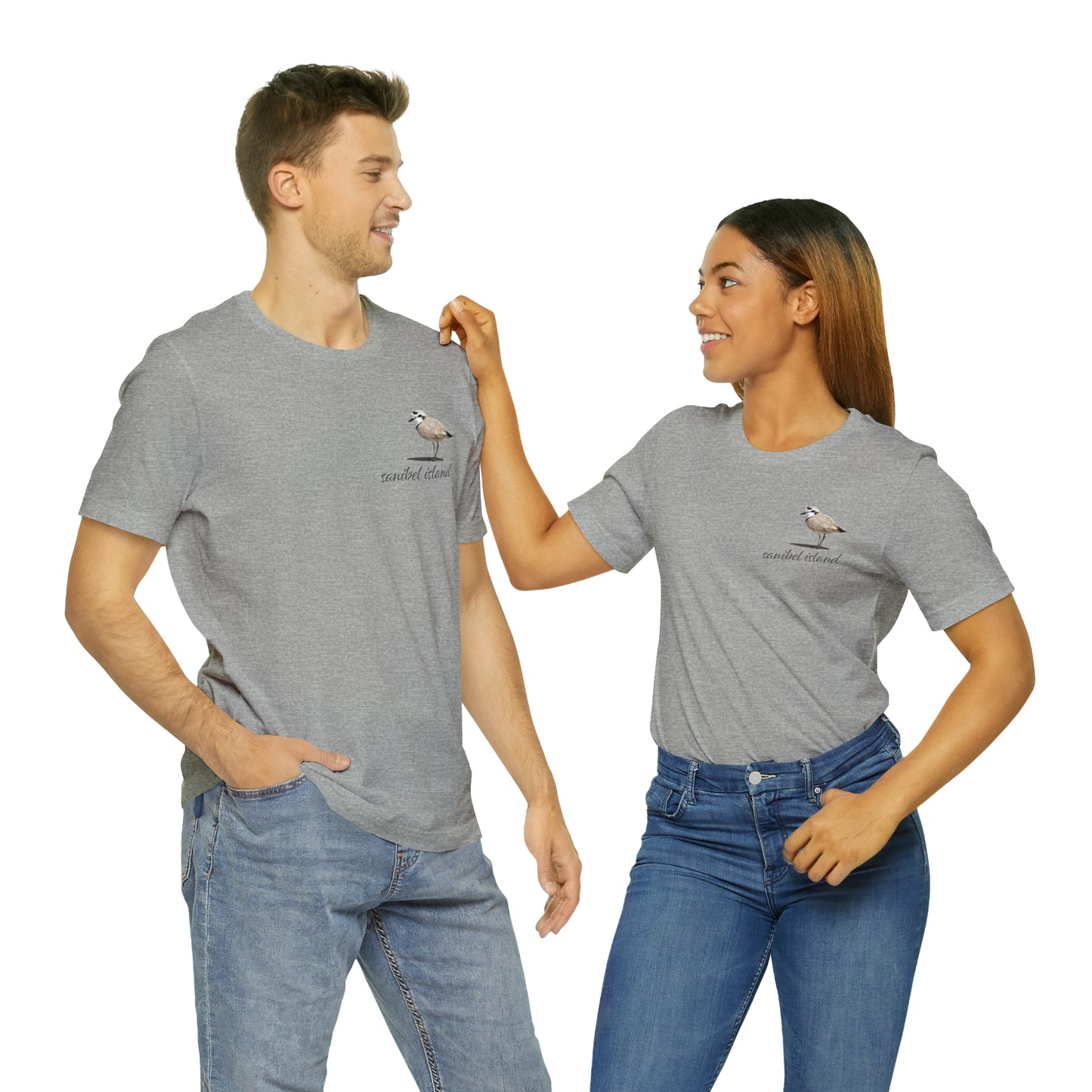 Sanibel Island Snowy Plover Unisex Jersey Short Sleeve Tee