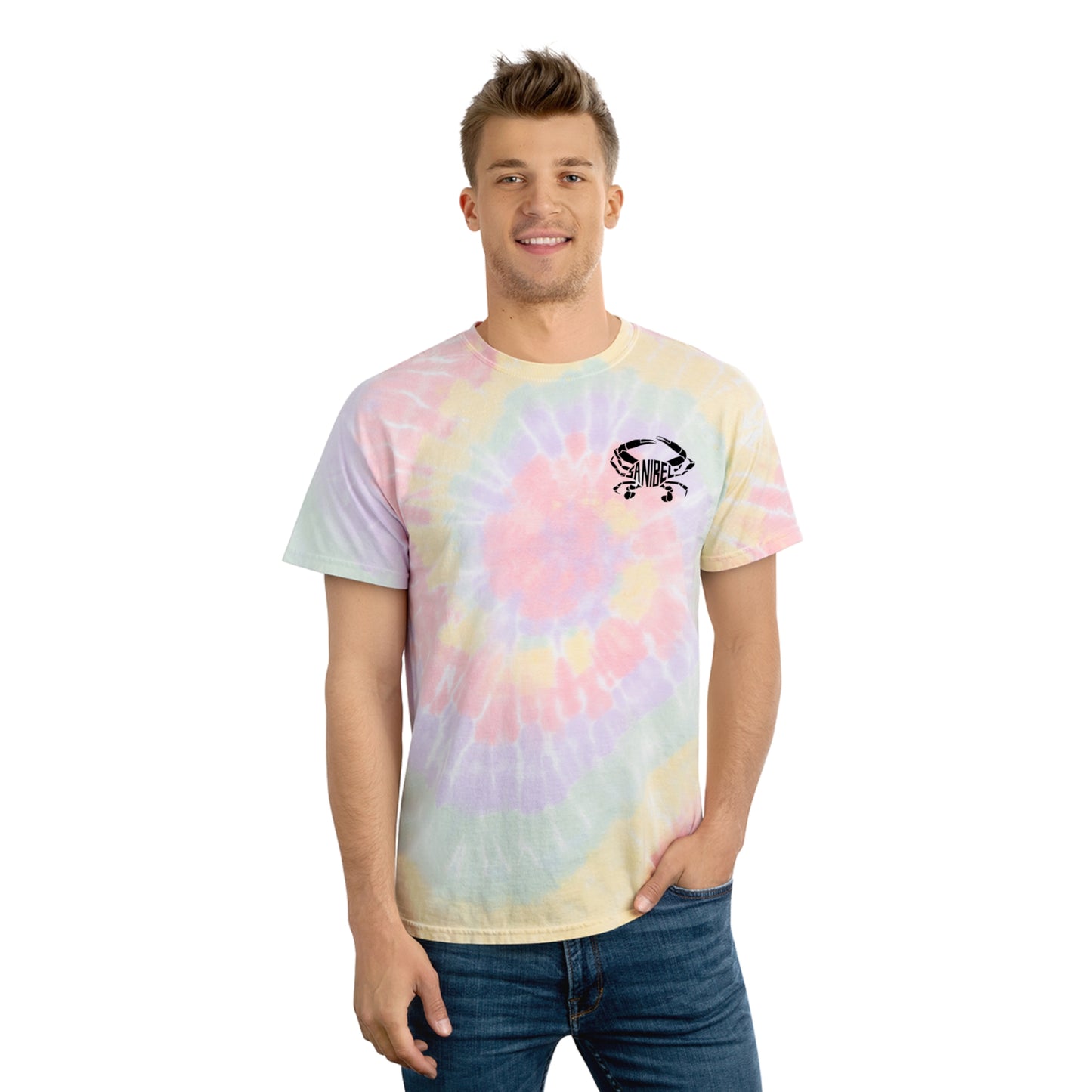 Sanibel Crab Tie-Dye Tee, Spiral