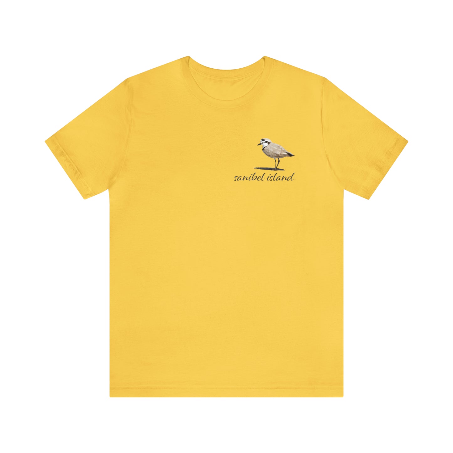 Sanibel Island Snowy Plover Unisex Jersey Short Sleeve Tee