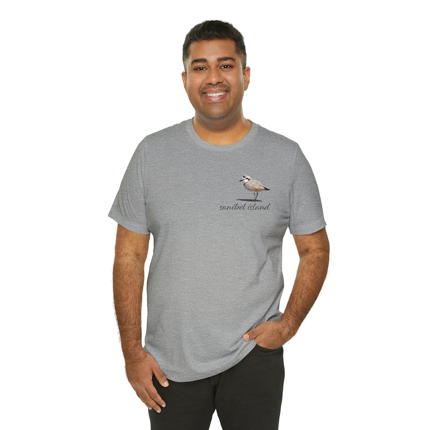 Sanibel Island Snowy Plover Unisex Jersey Short Sleeve Tee