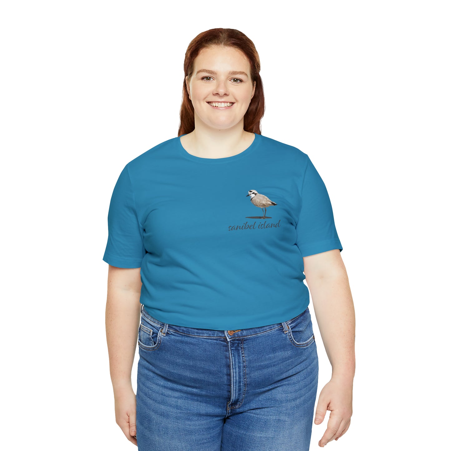 Sanibel Island Snowy Plover Unisex Jersey Short Sleeve Tee