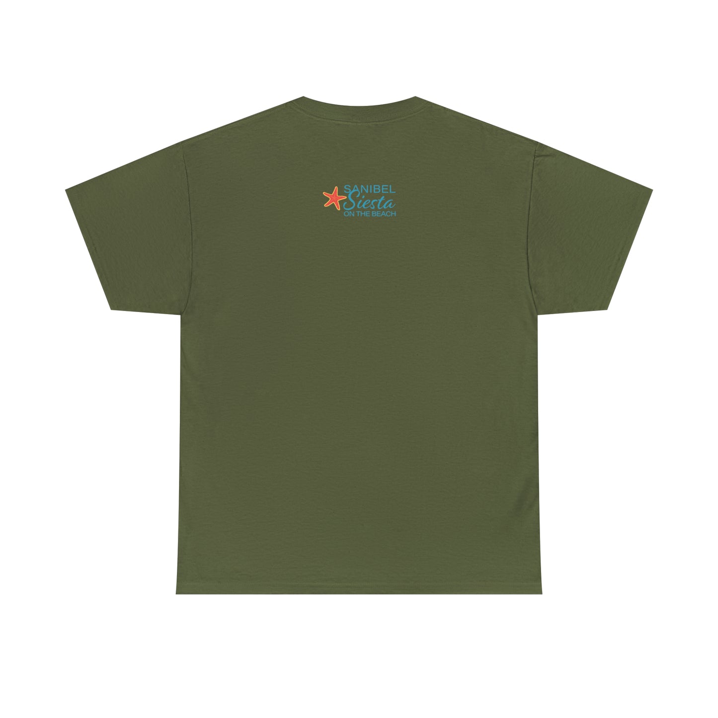 Sanibel Island GPS Unisex Heavy Cotton Tee + More Colors