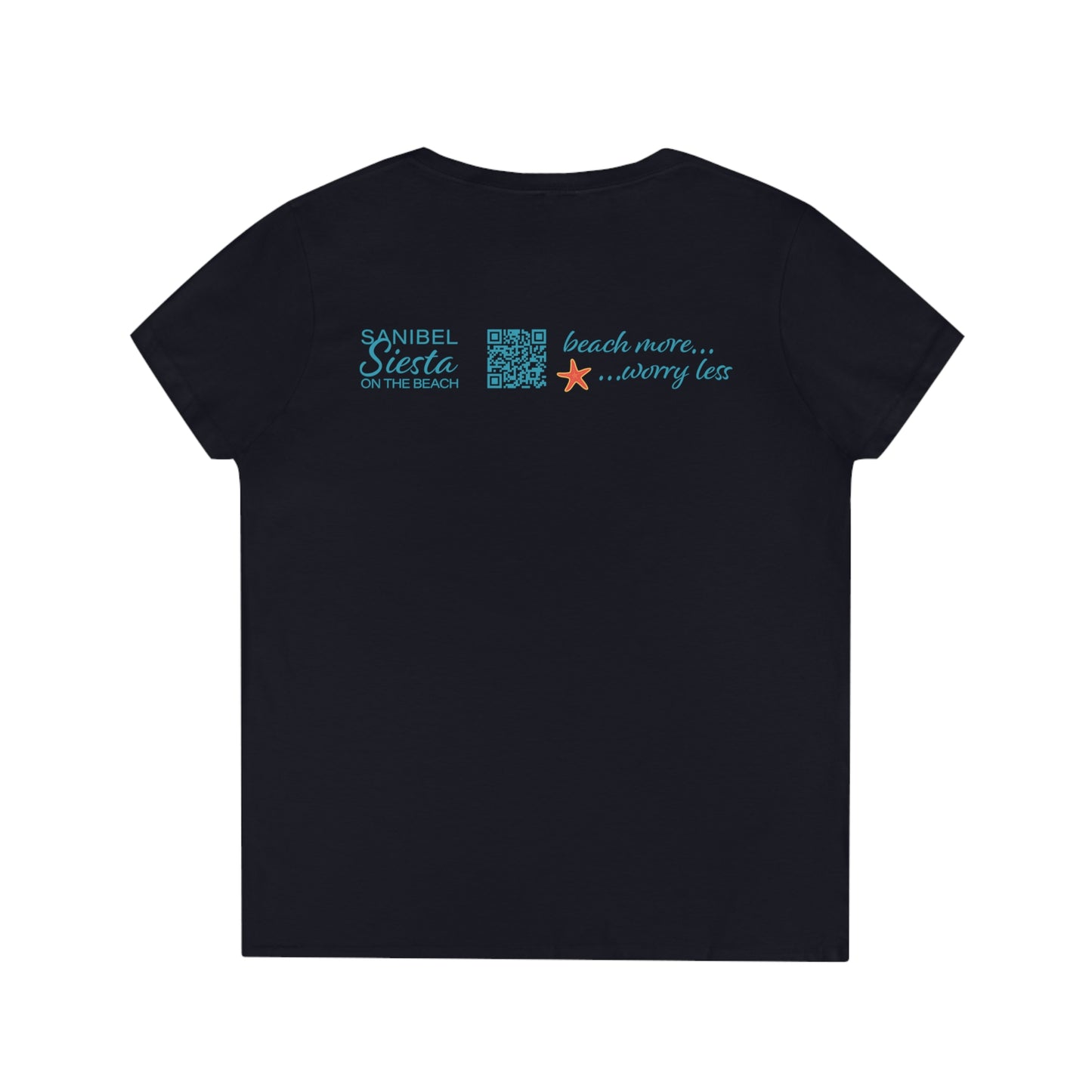 Sanibel Siesta Strong Ladies' V-Neck T-Shirt + More Colors