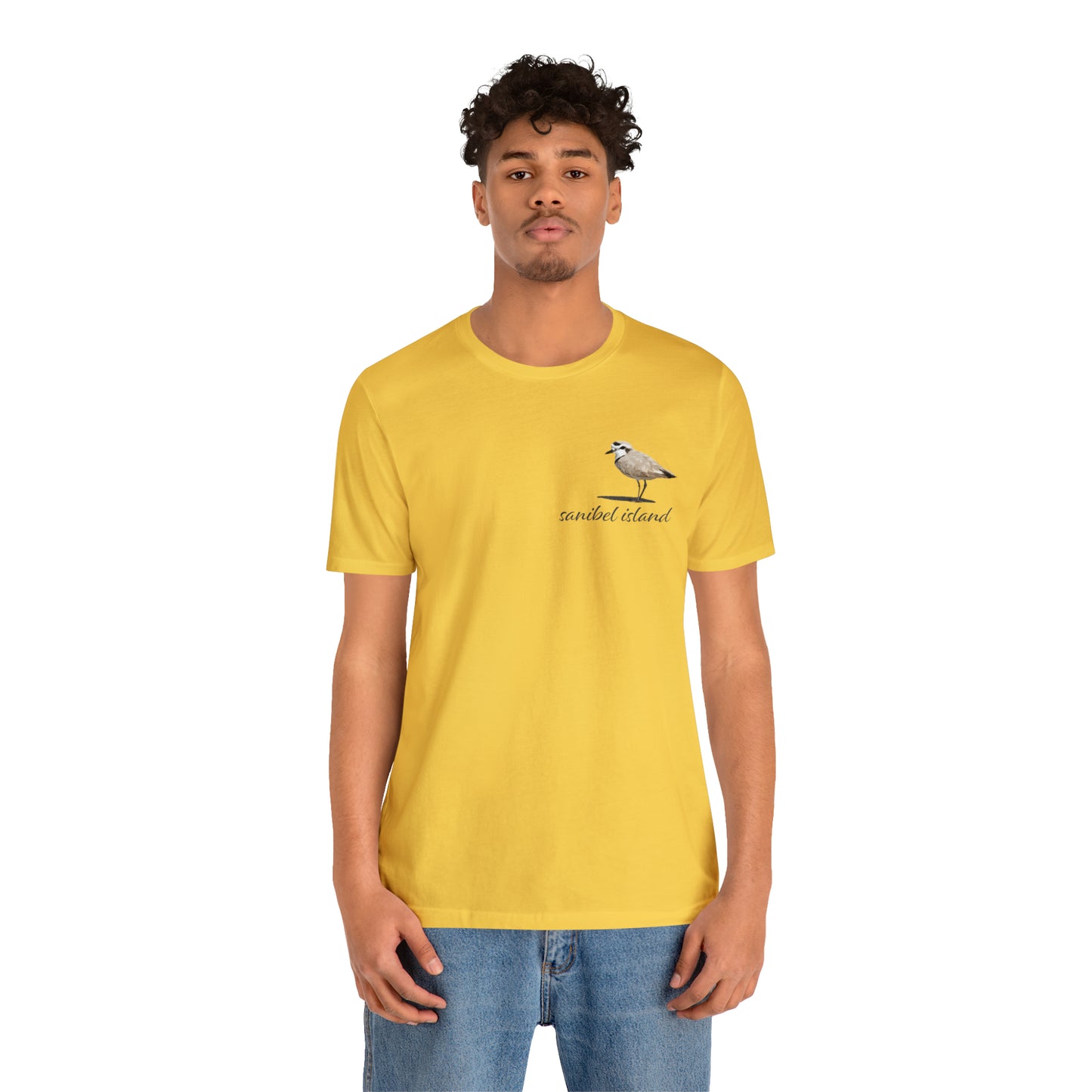 Sanibel Island Snowy Plover Unisex Jersey Short Sleeve Tee