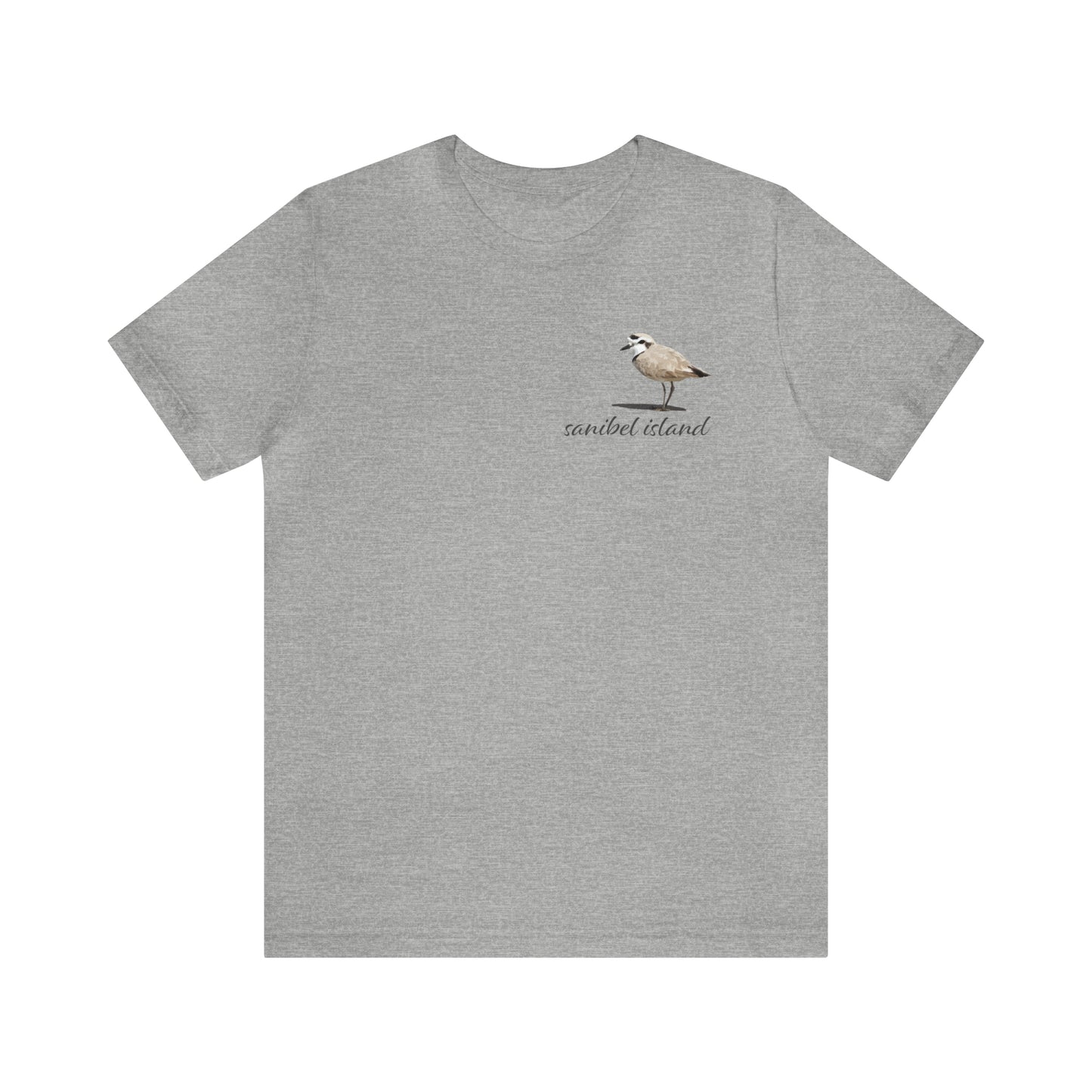 Sanibel Island Snowy Plover Unisex Jersey Short Sleeve Tee