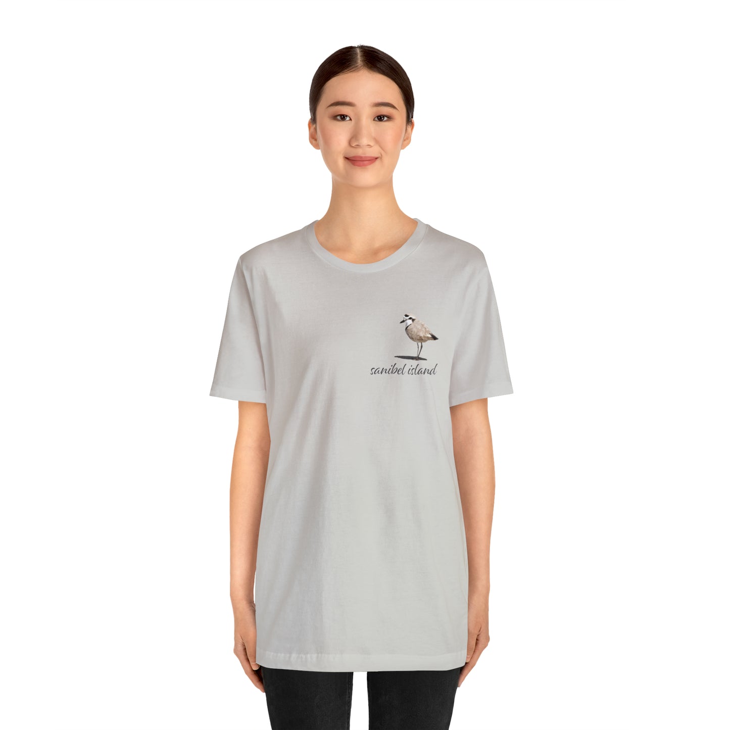 Sanibel Island Snowy Plover Unisex Jersey Short Sleeve Tee