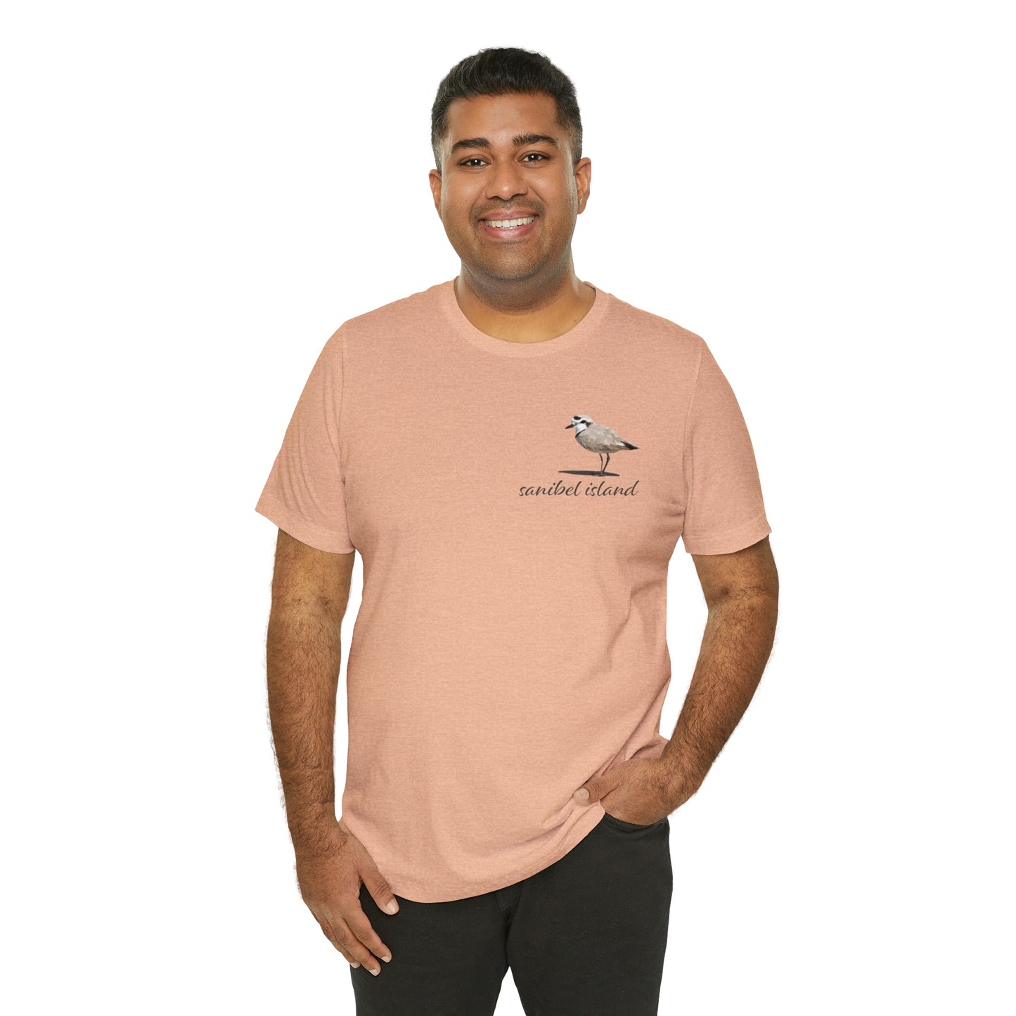 Sanibel Island Snowy Plover Unisex Jersey Short Sleeve Tee
