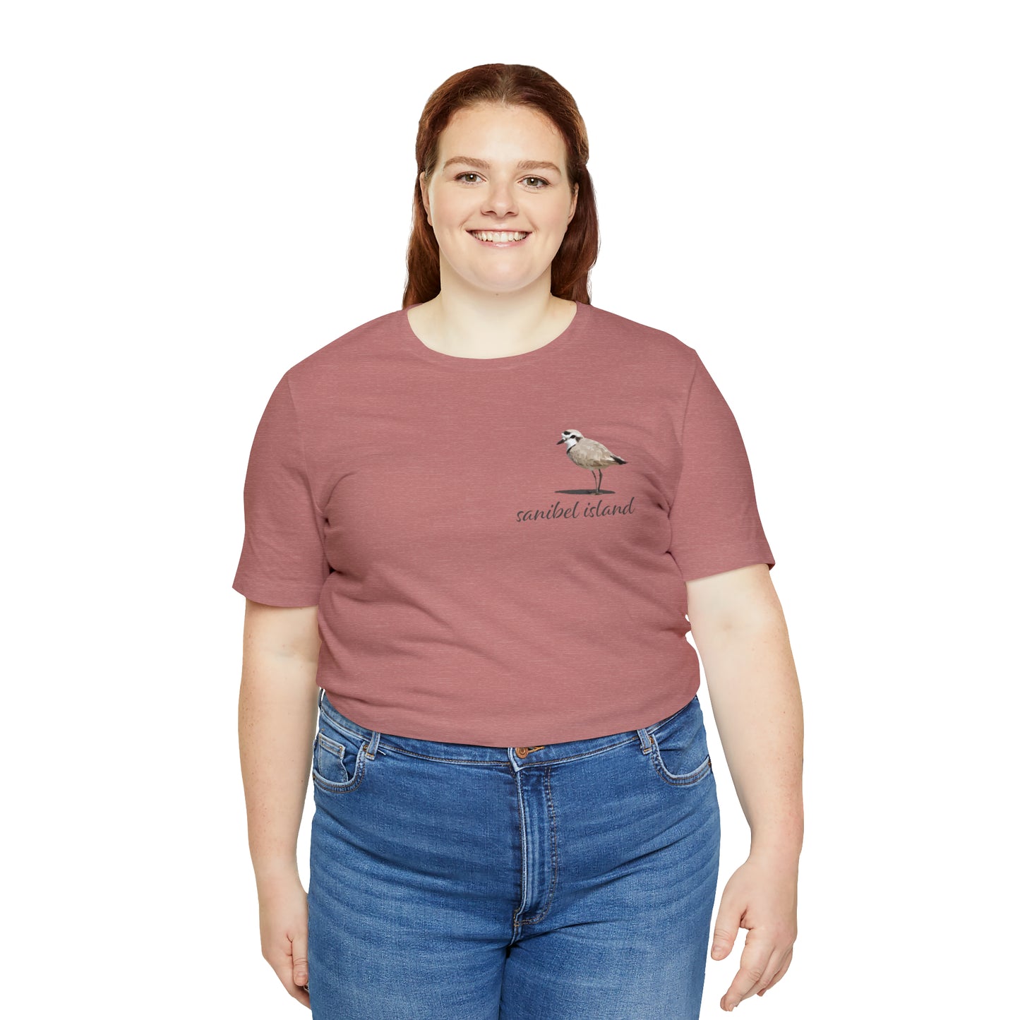 Sanibel Island Snowy Plover Unisex Jersey Short Sleeve Tee