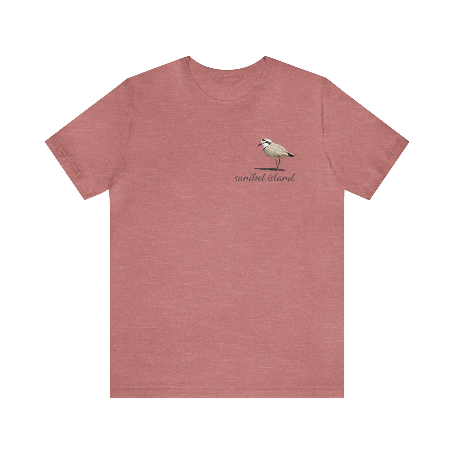 Sanibel Island Snowy Plover Unisex Jersey Short Sleeve Tee