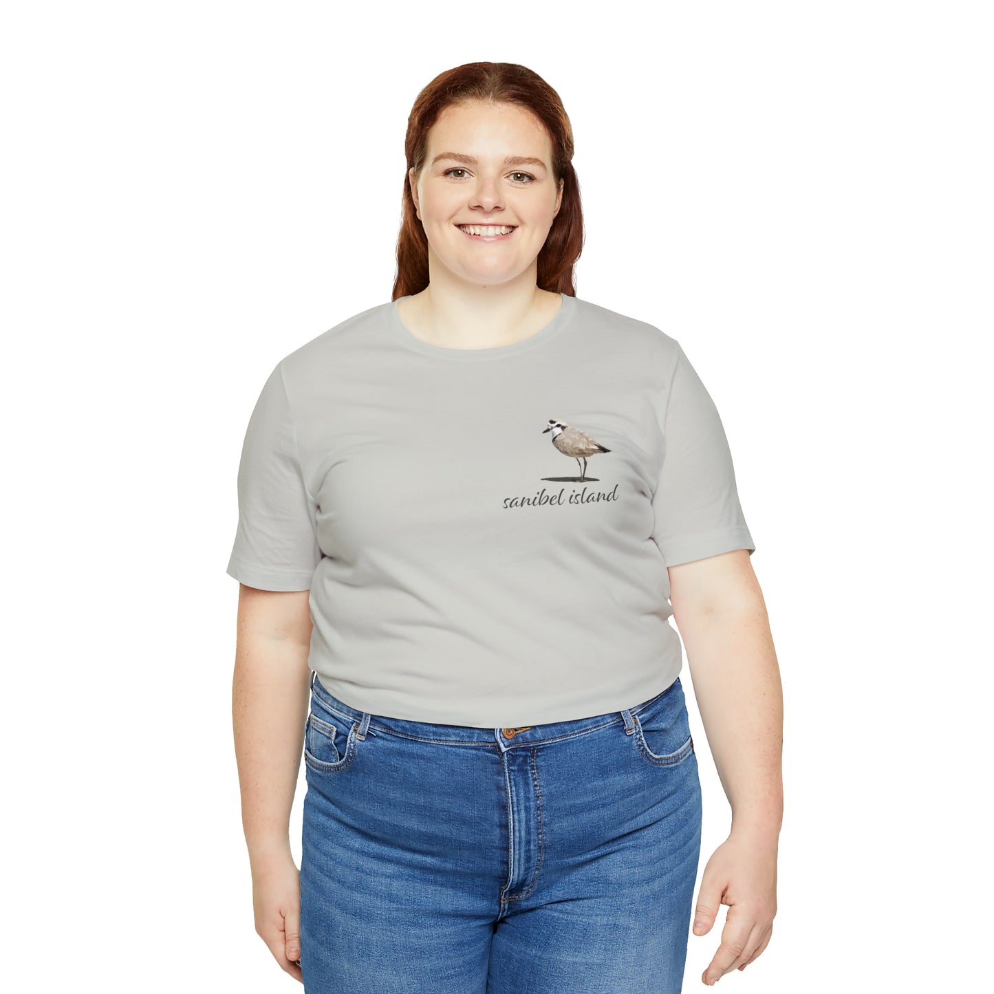 Sanibel Island Snowy Plover Unisex Jersey Short Sleeve Tee