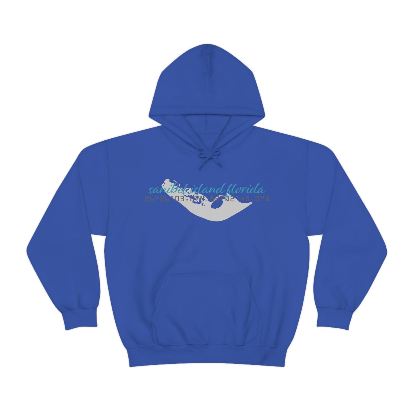Sanibel Island GPS Unisex Heavy Blend™ Hooded Sweatshirt + More Colors