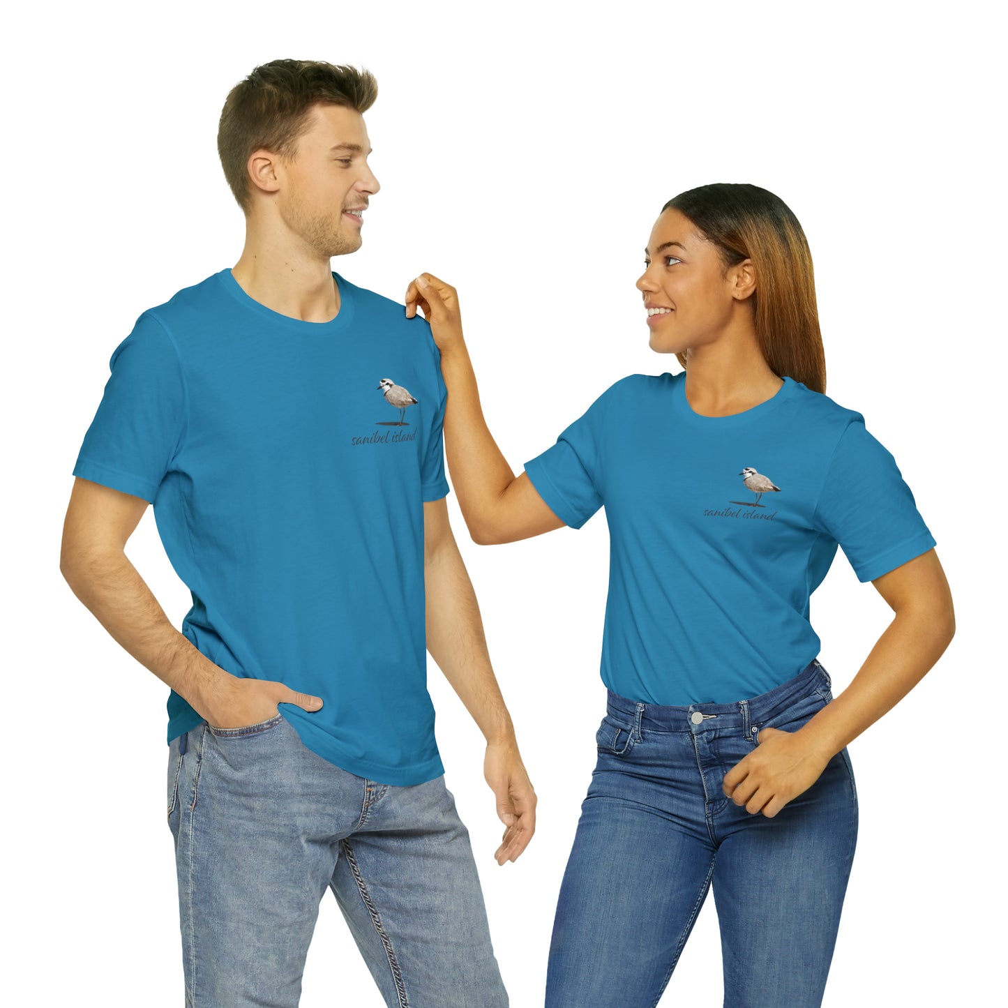 Sanibel Island Snowy Plover Unisex Jersey Short Sleeve Tee