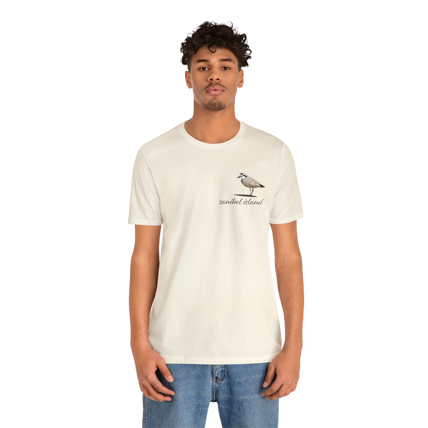 Sanibel Island Snowy Plover Unisex Jersey Short Sleeve Tee