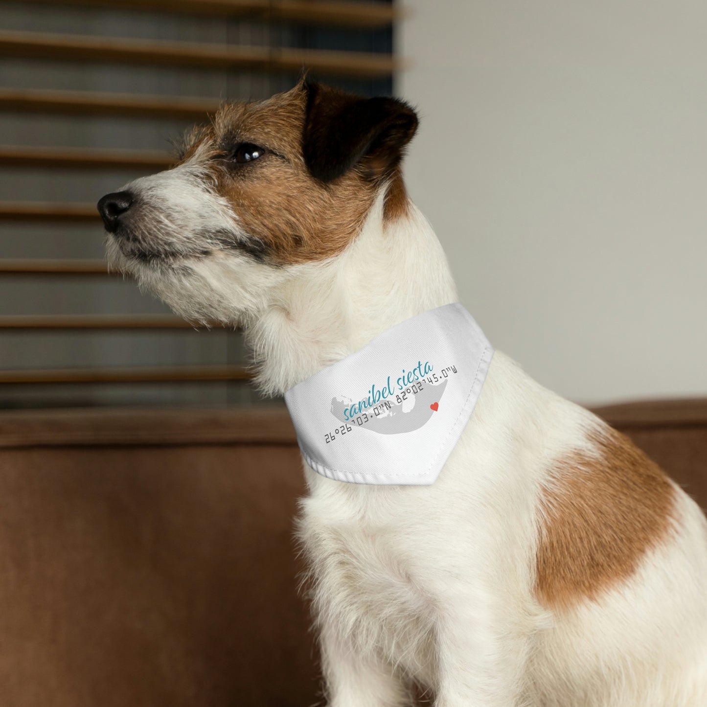 Sanibel Siesta GPS Pet Bandana Collar