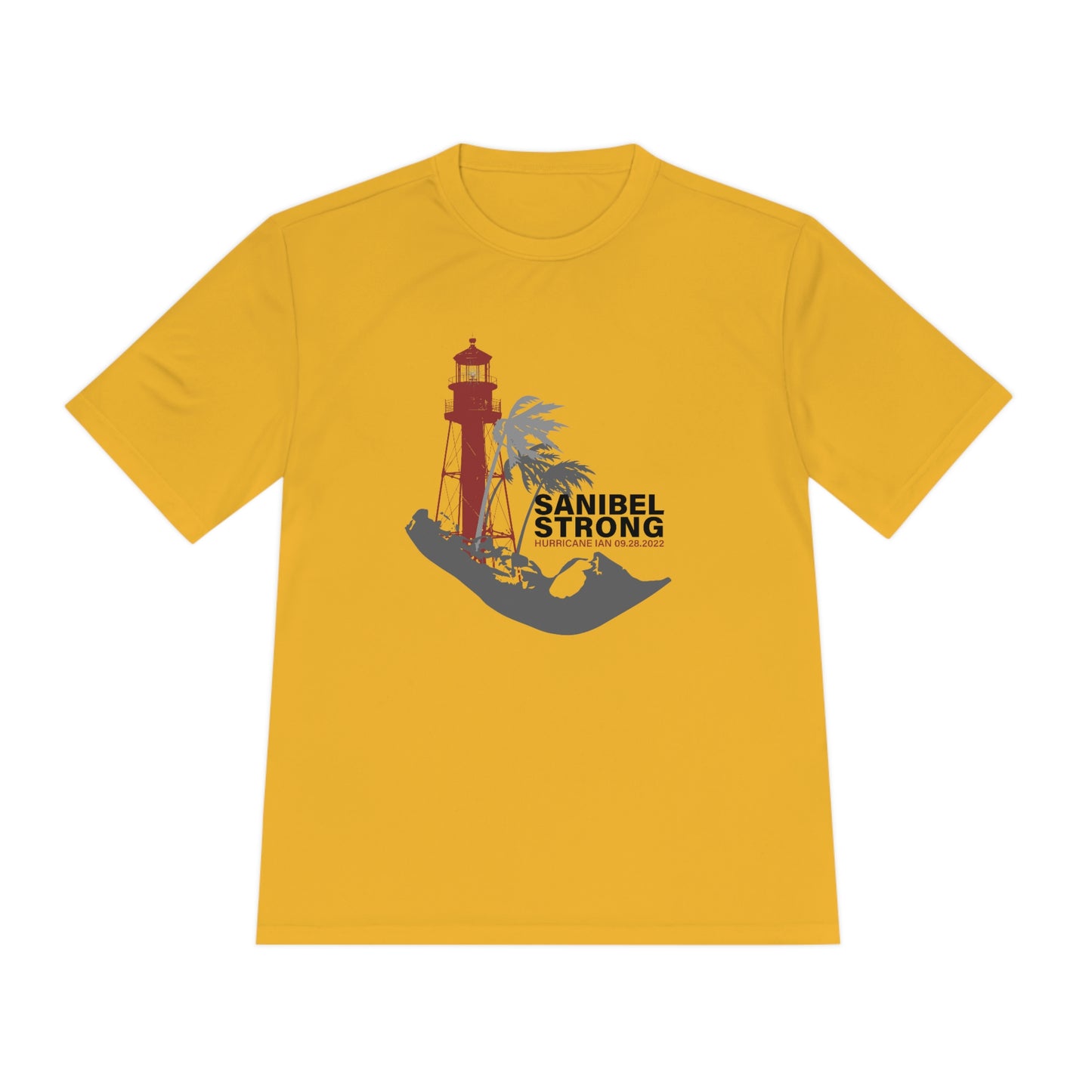 Sanibel Strong Lighthouse Unisex Moisture Wicking Tee + More Colors
