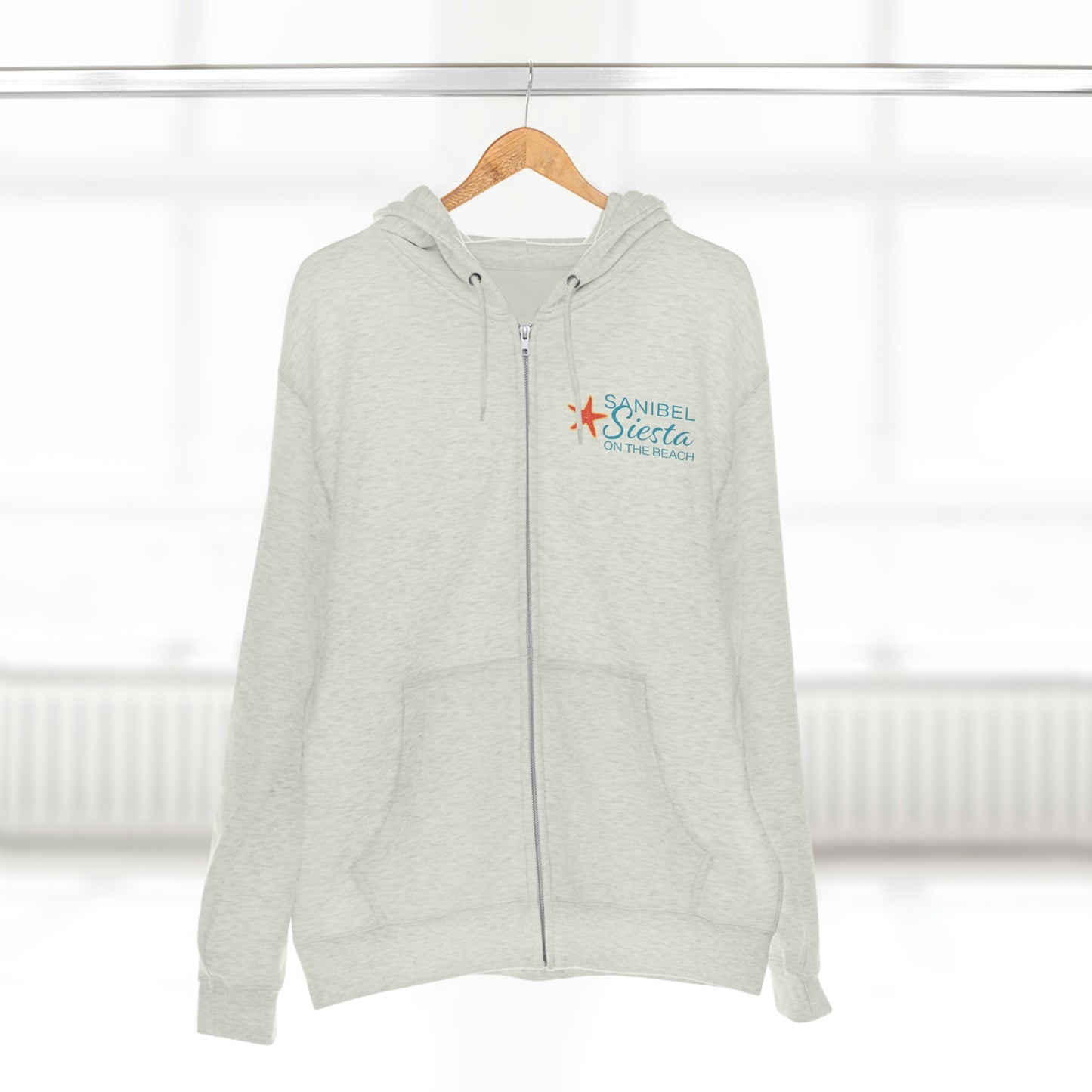 Sanibel Siesta Unisex Premium Full Zip Hoodie + More Colors