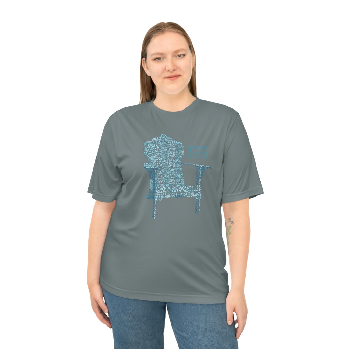 Big Blue Chair Unisex Zone Performance T-shirt + More Colors